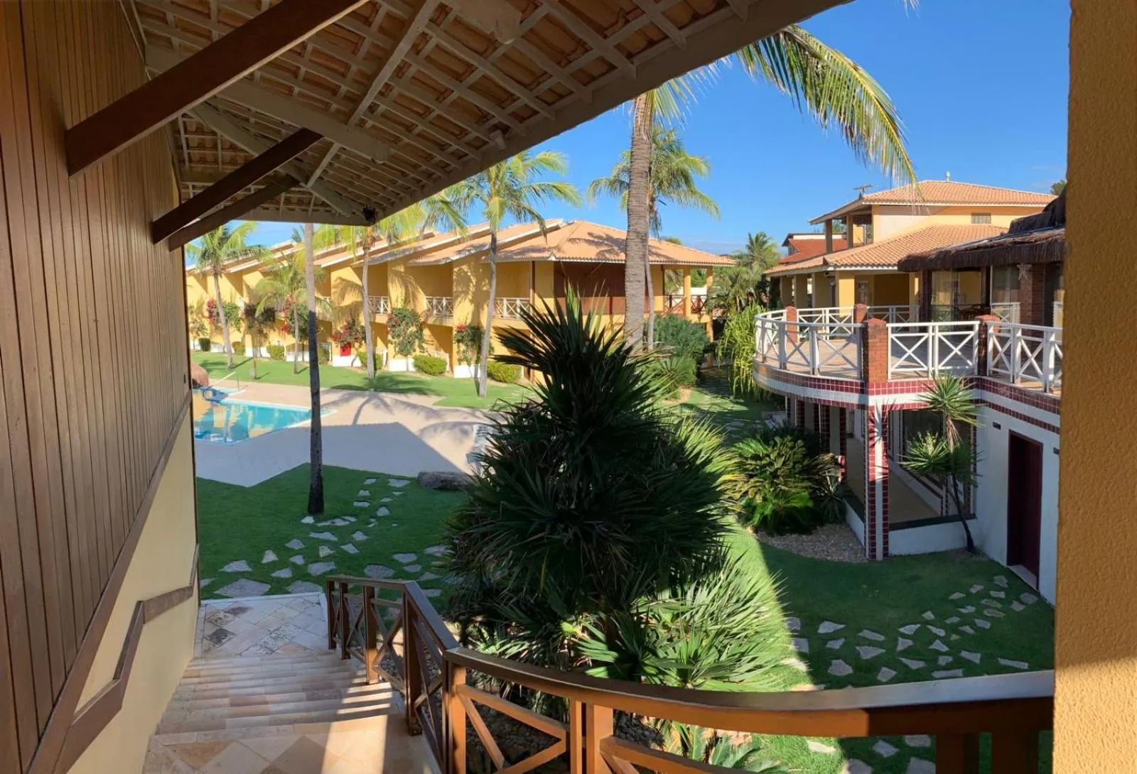 Garden view in Bouganville Hotel