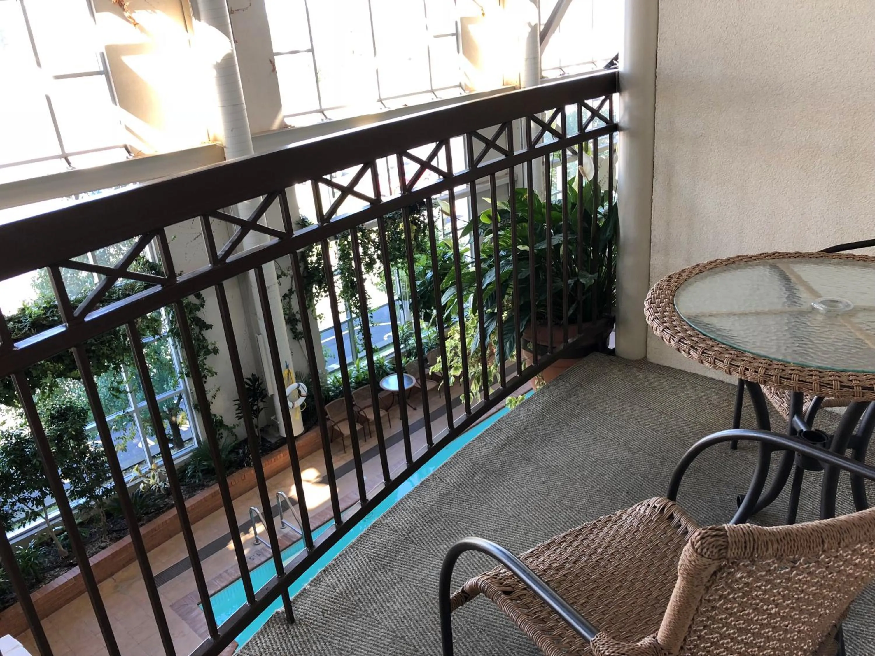 Balcony/Terrace in Hotel L'Oie des neiges