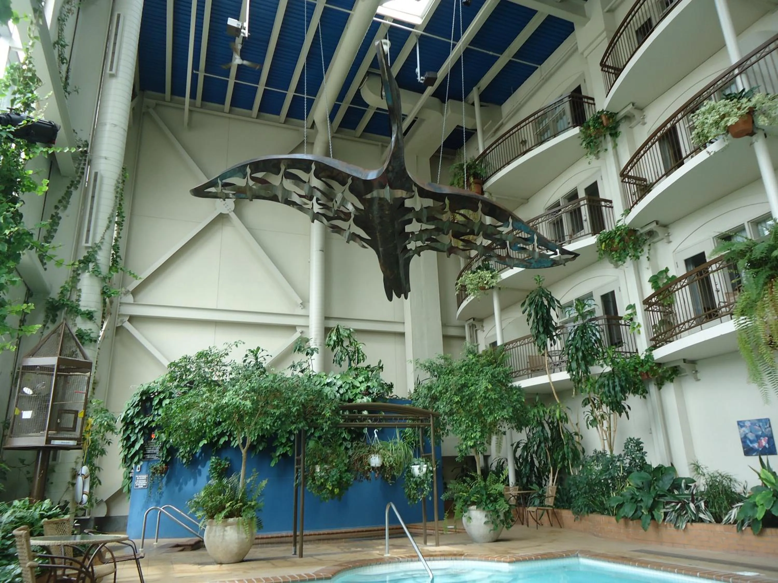 Decorative detail in Hotel L'Oie des neiges