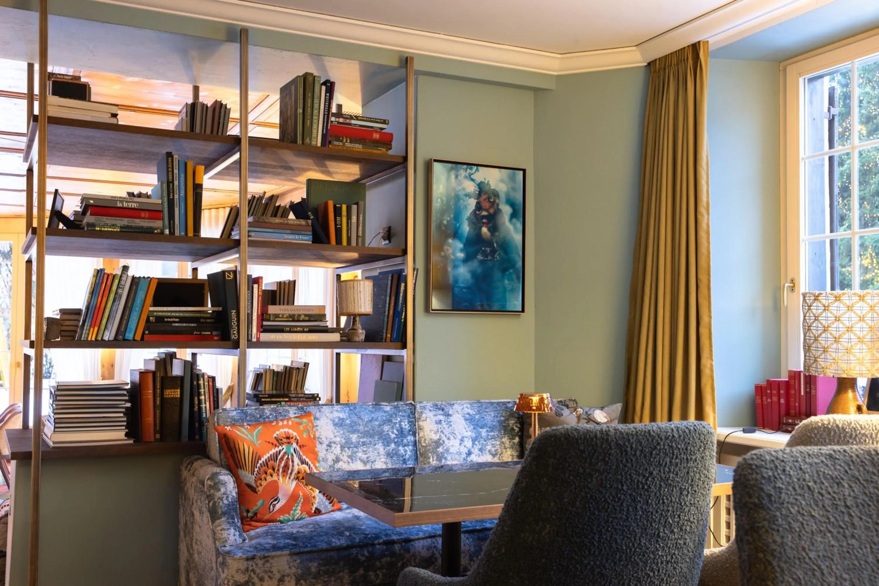 Seating area in Soldanella by Hotel Adula