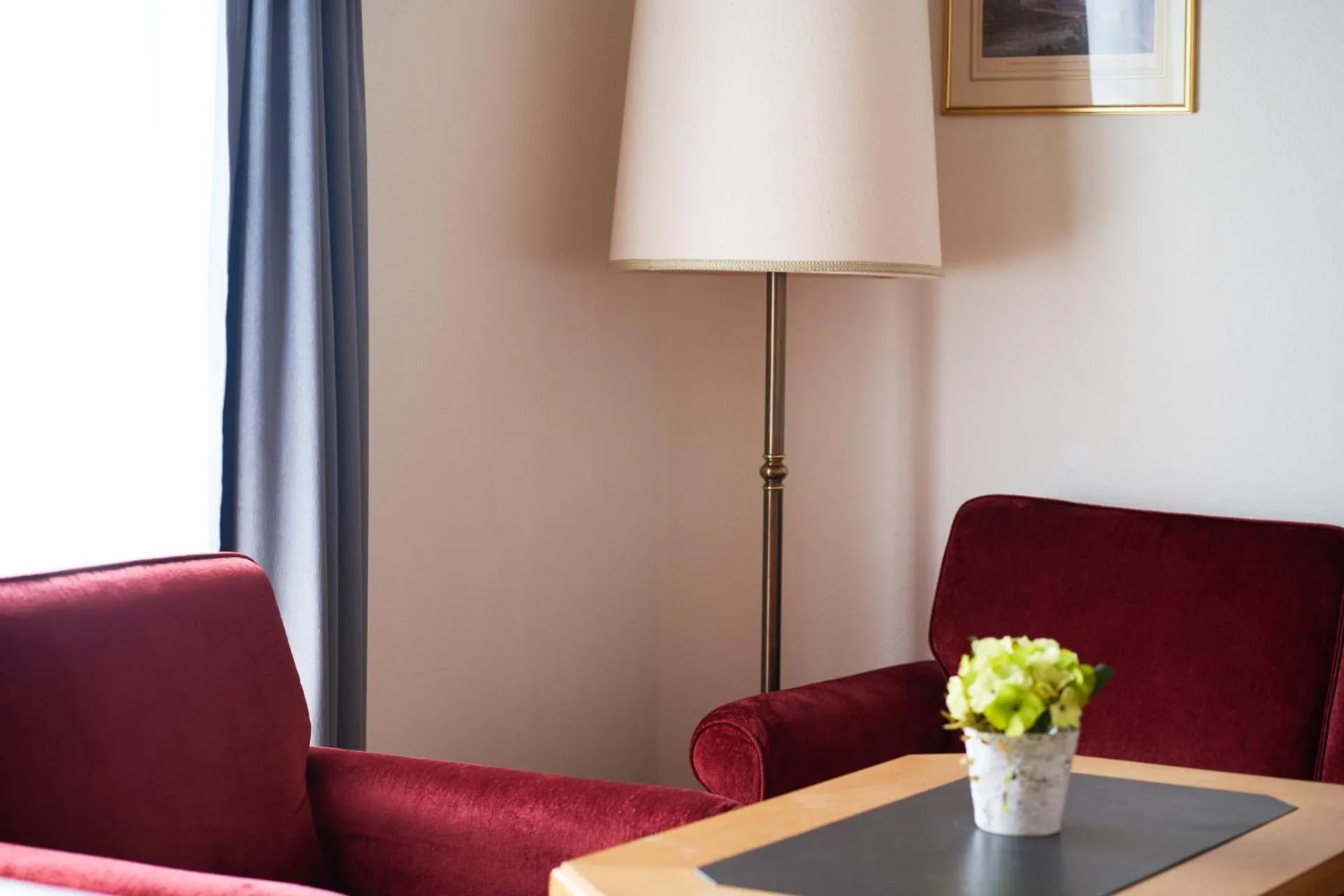 Seating area in Soldanella by Hotel Adula