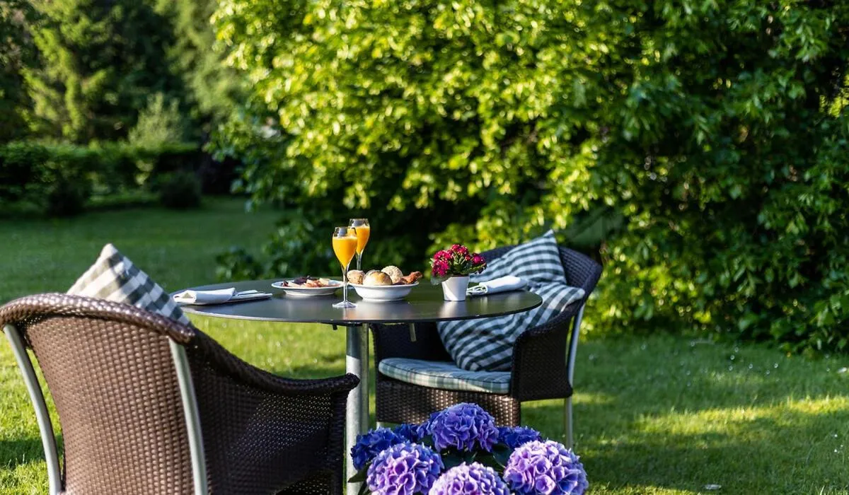 Garden in Soldanella by Hotel Adula