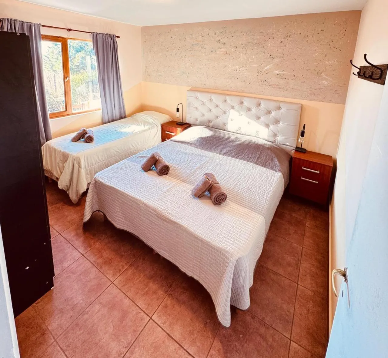 Bed in Cabañas y Hostel I Keu Ken