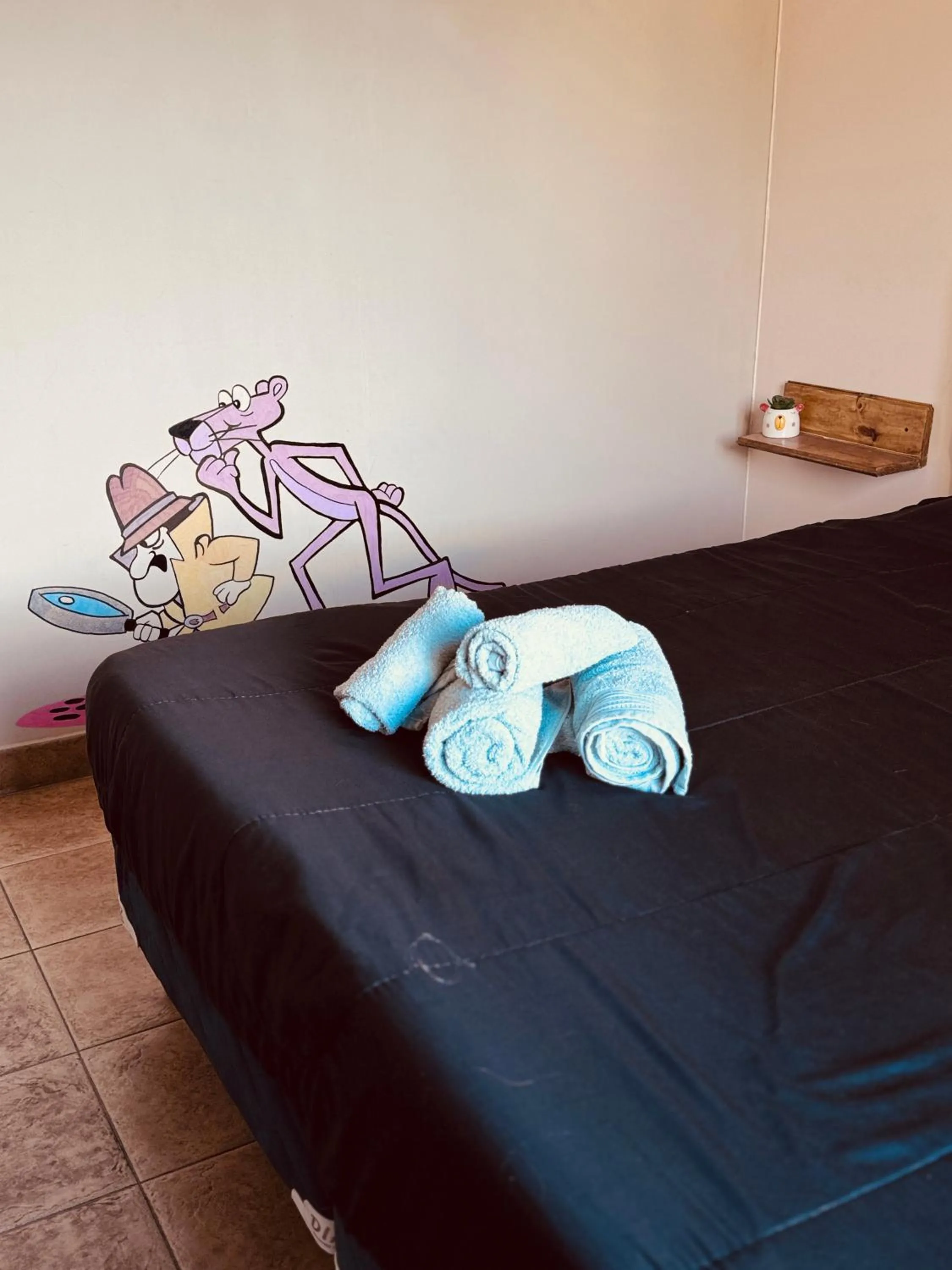 Bed in Cabañas y Hostel I Keu Ken