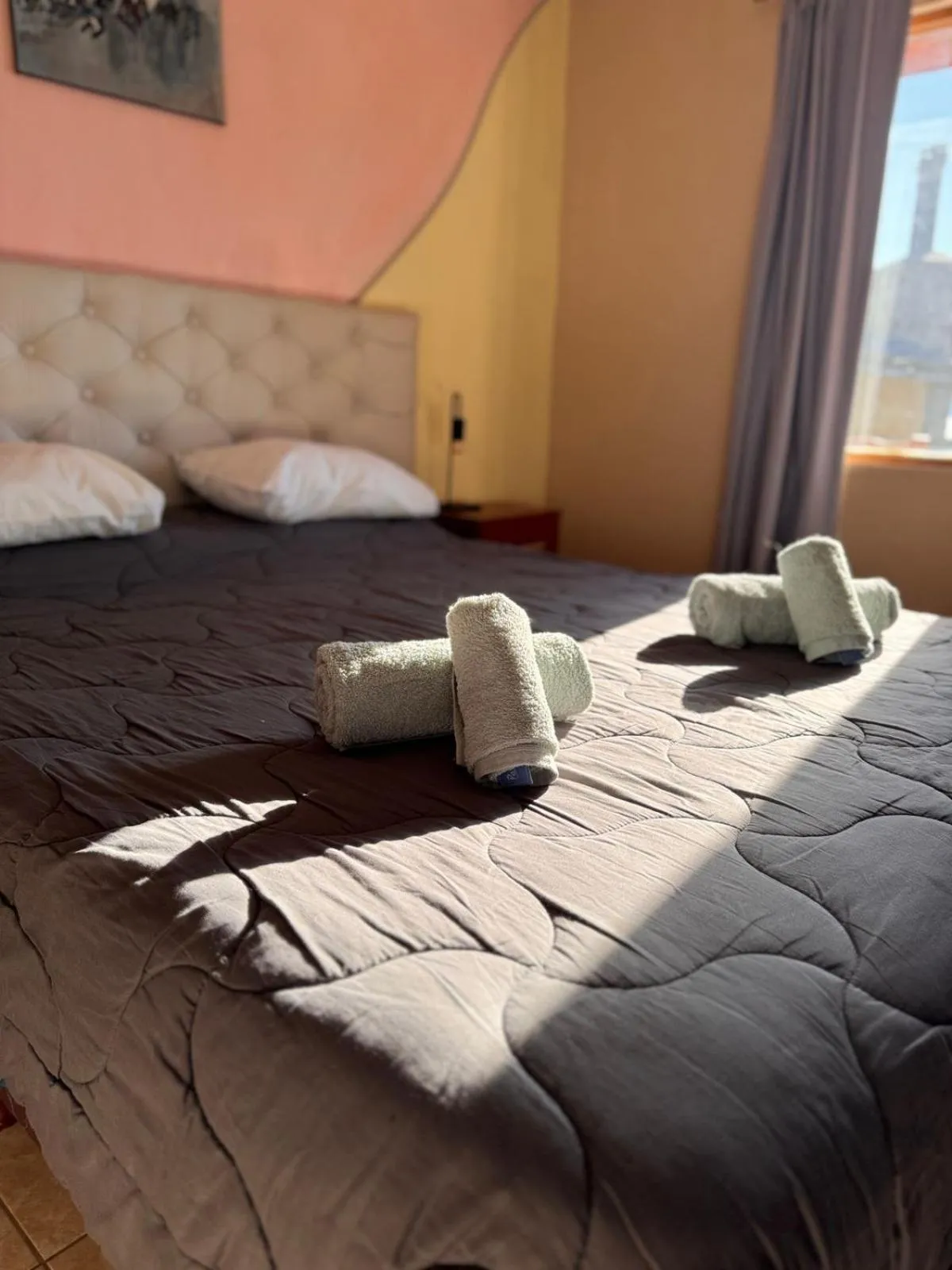 Bed in Cabañas y Hostel I Keu Ken