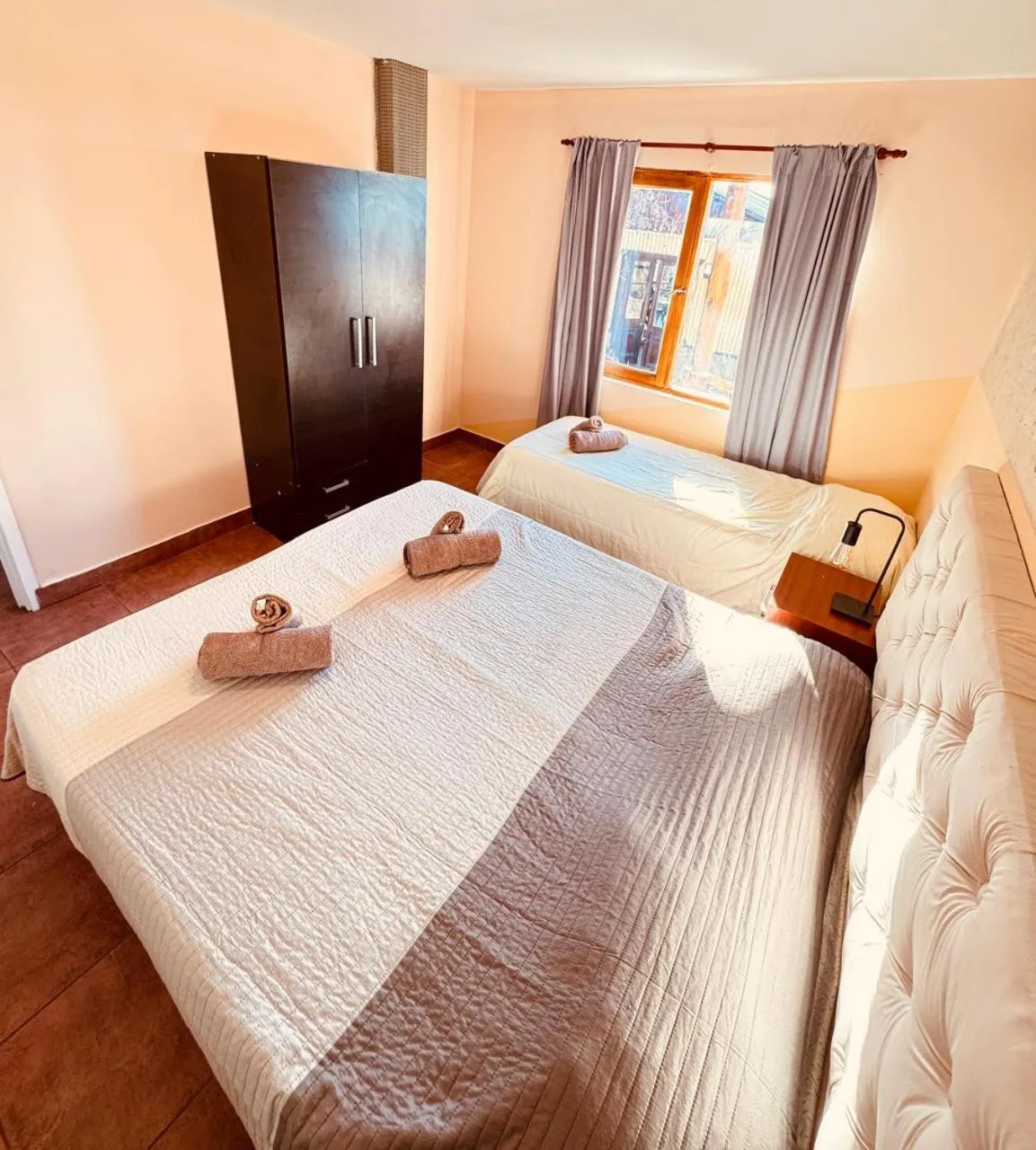 Bed in Cabañas y Hostel I Keu Ken