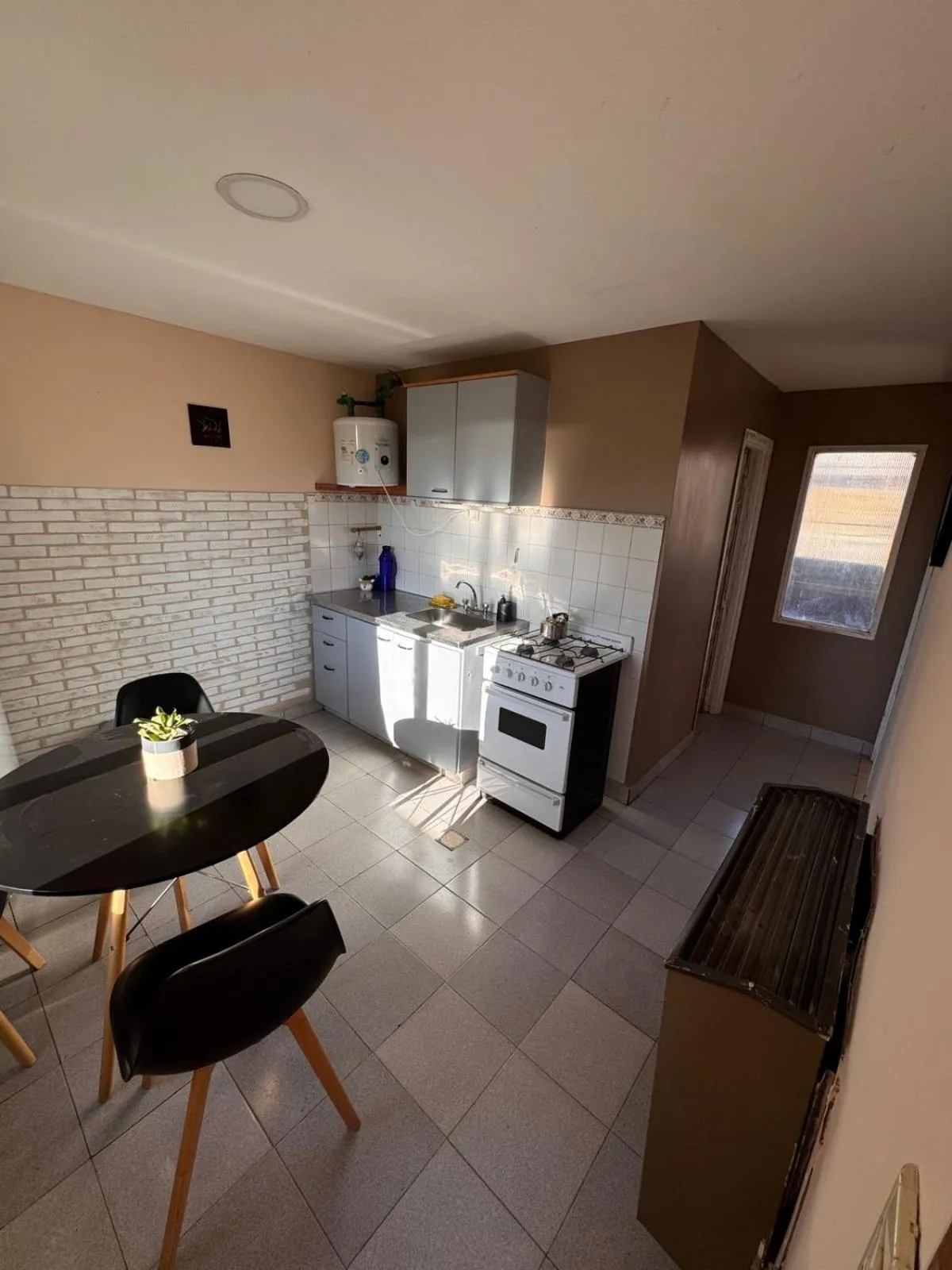 Kitchen or kitchenette in Cabañas y Hostel I Keu Ken