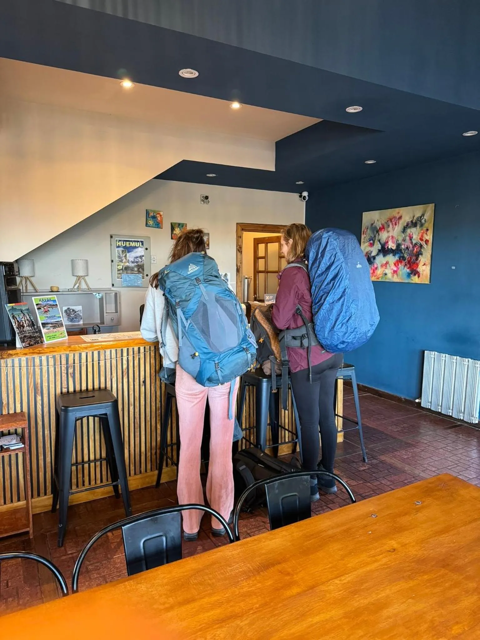 Lobby or reception in Cabañas y Hostel I Keu Ken