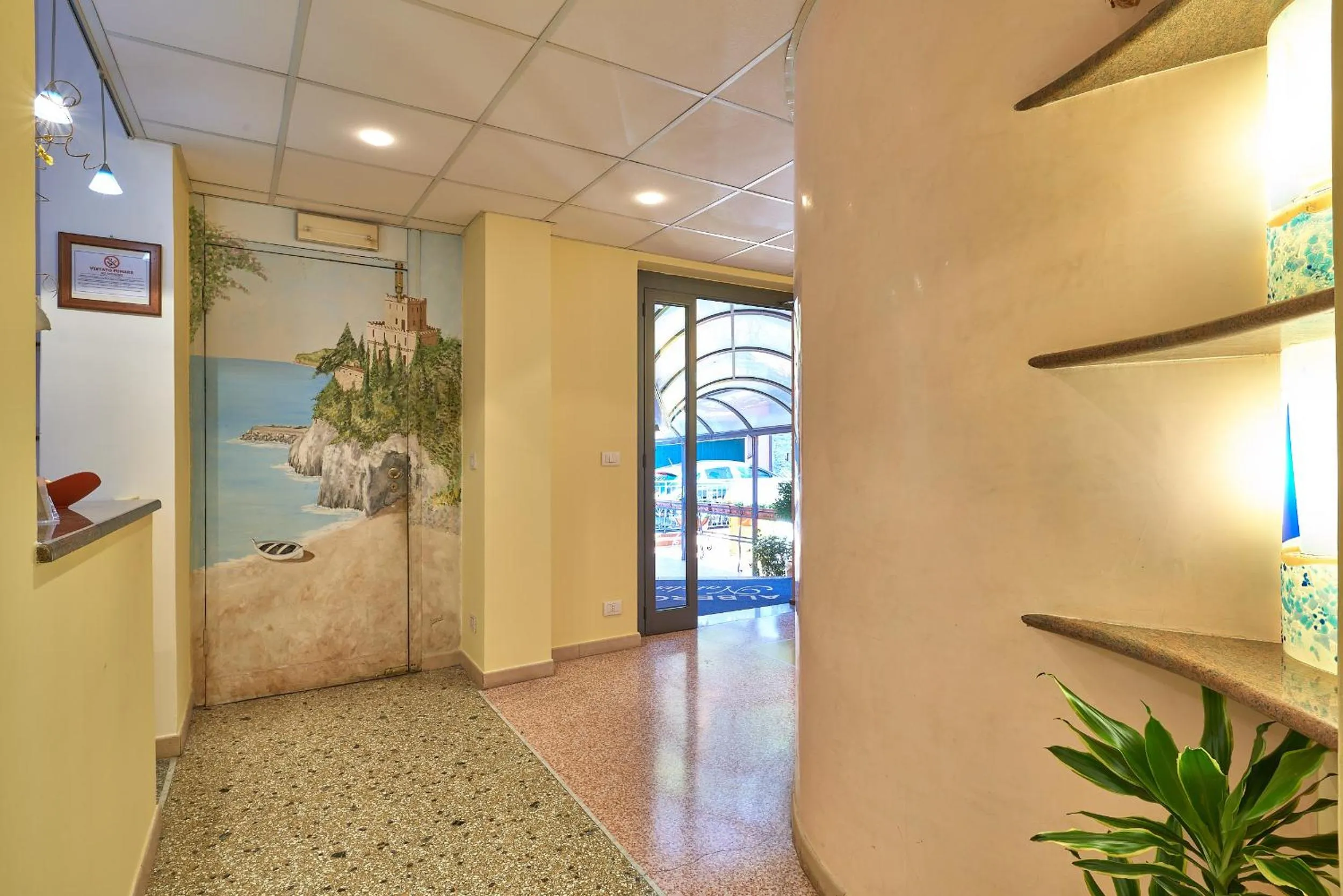Lobby or reception in Albergo Natalina