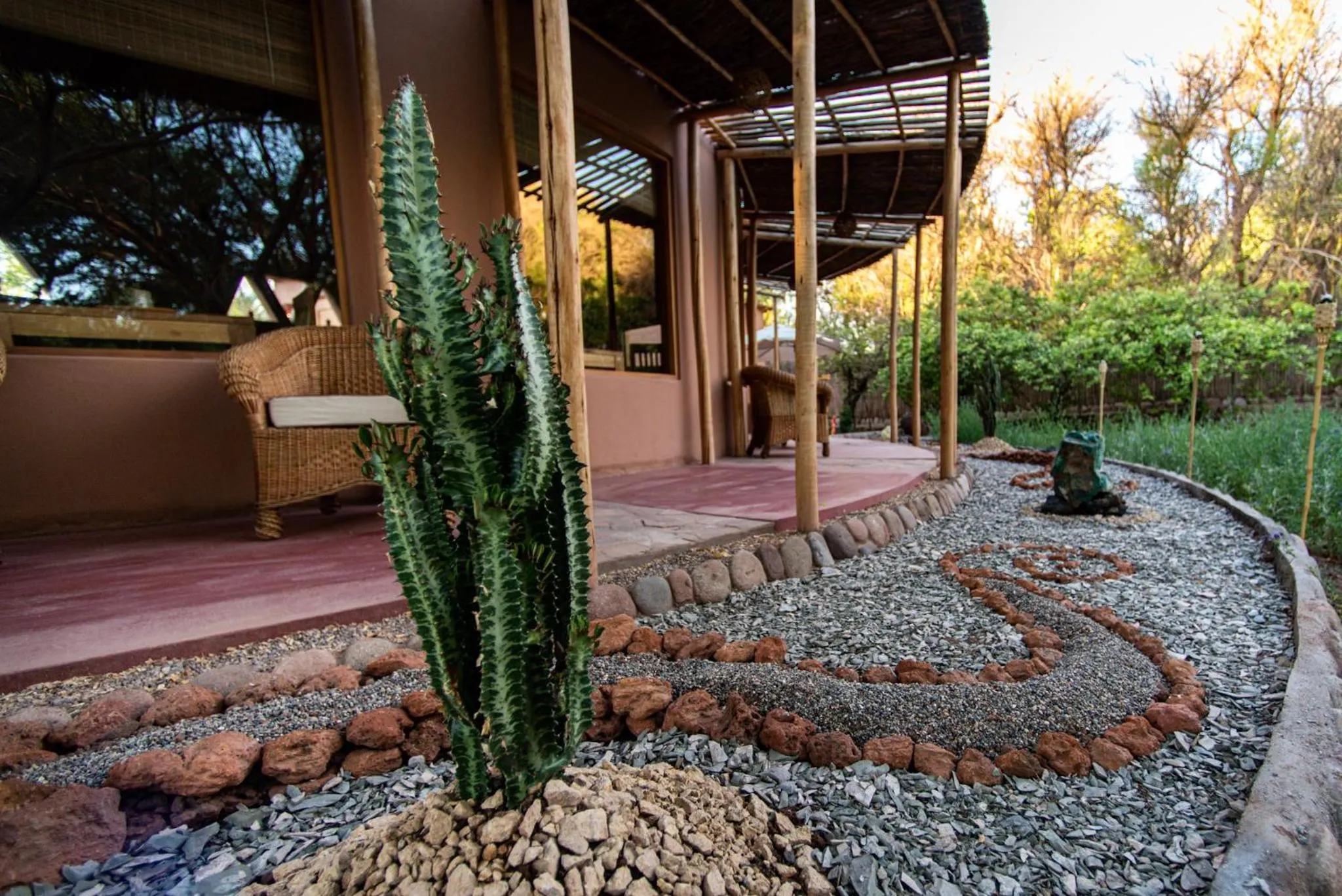 Garden view in Naturalis Hotel
