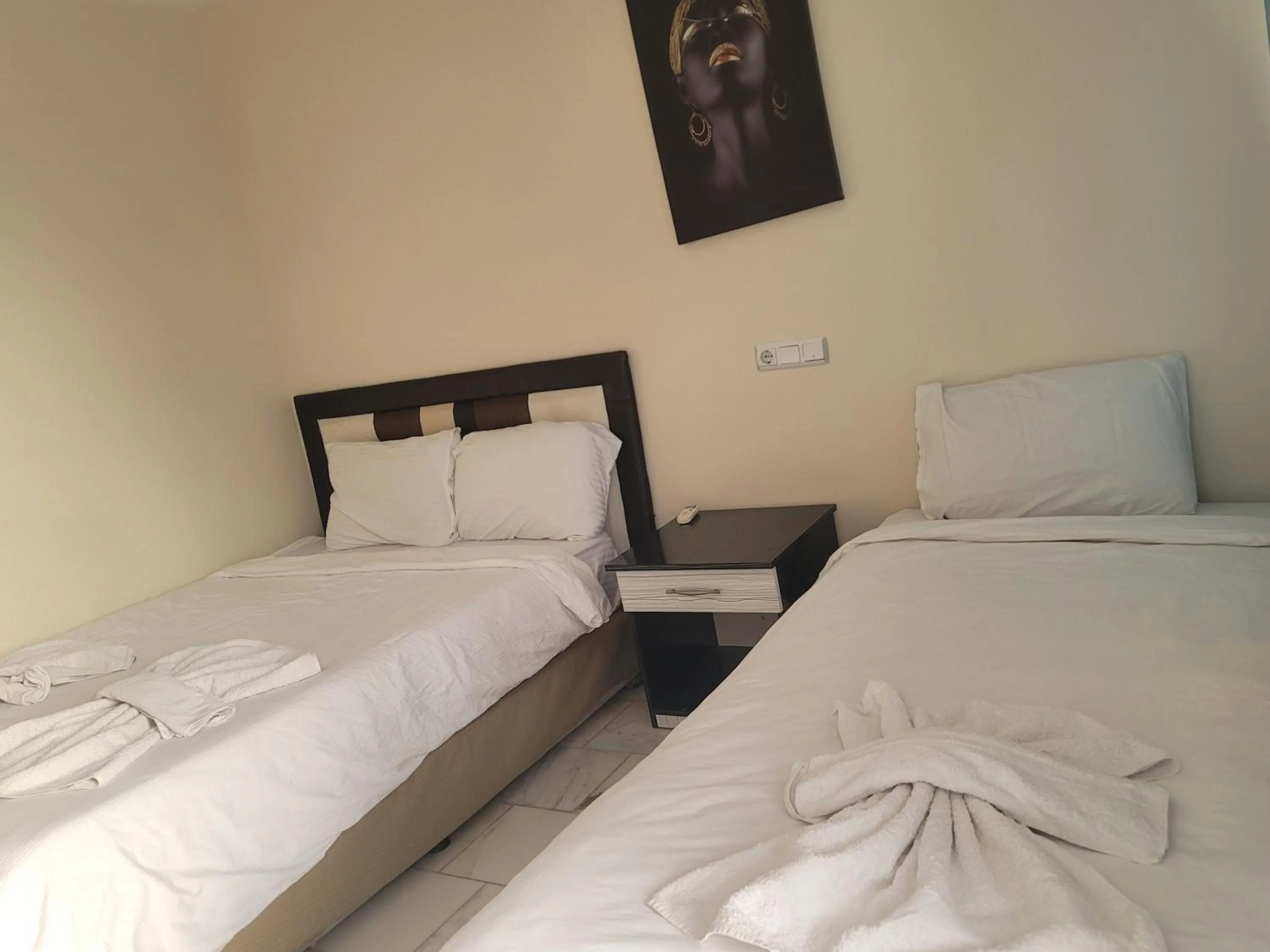 Bed in shah sultan Ozturk Hotel