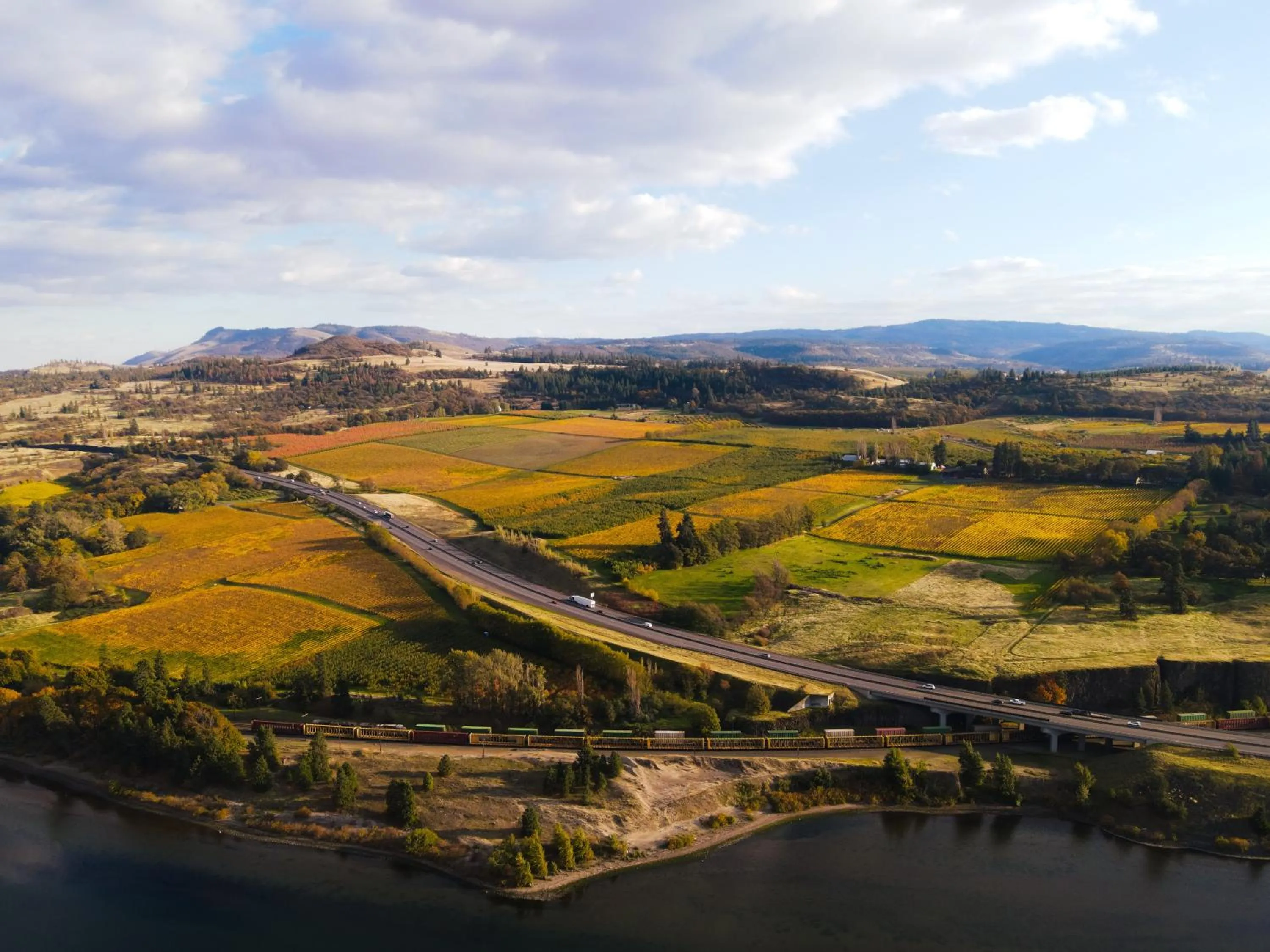 Bird's eye view in The Dalles Inn