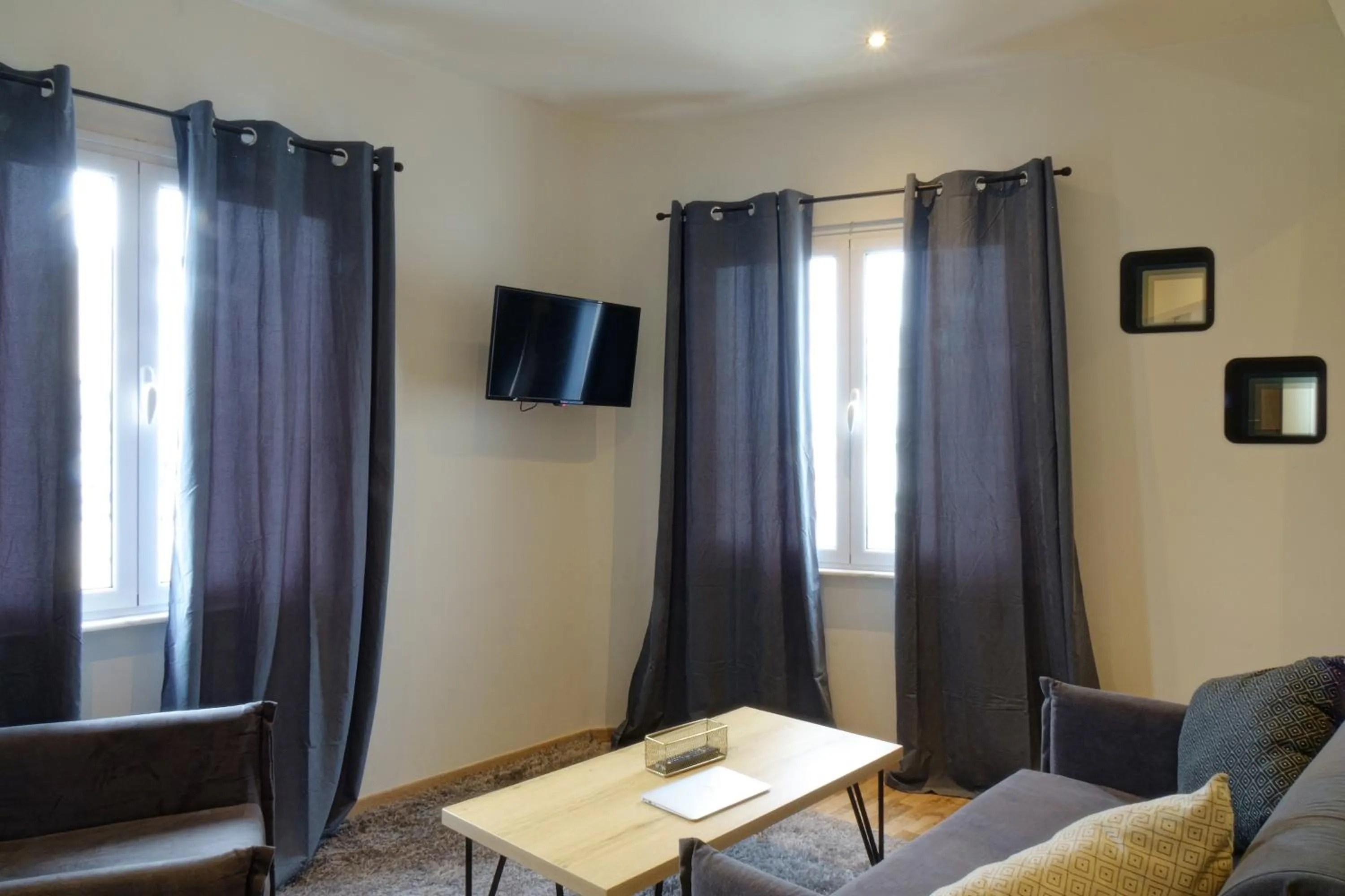 Living room in The Athens Version Luxury Suites