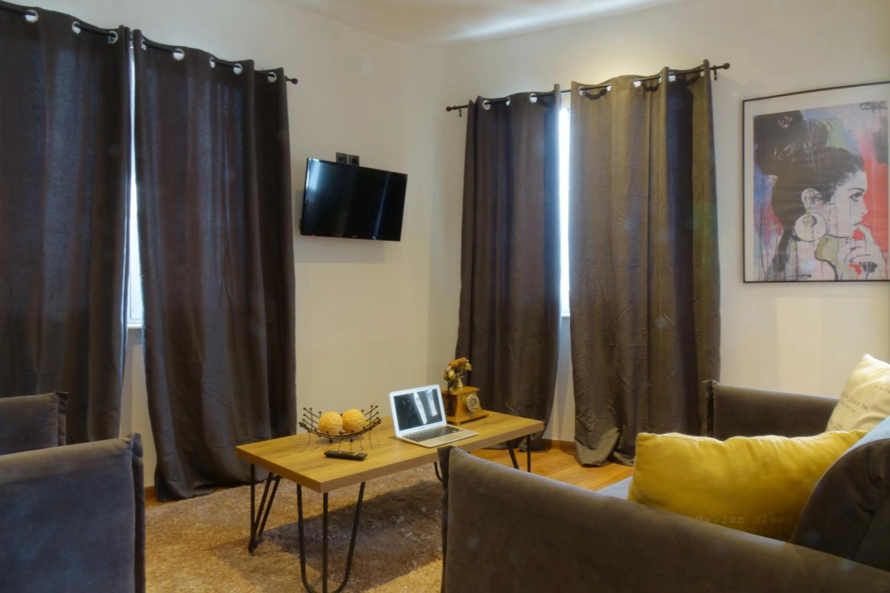 Living room in The Athens Version Luxury Suites