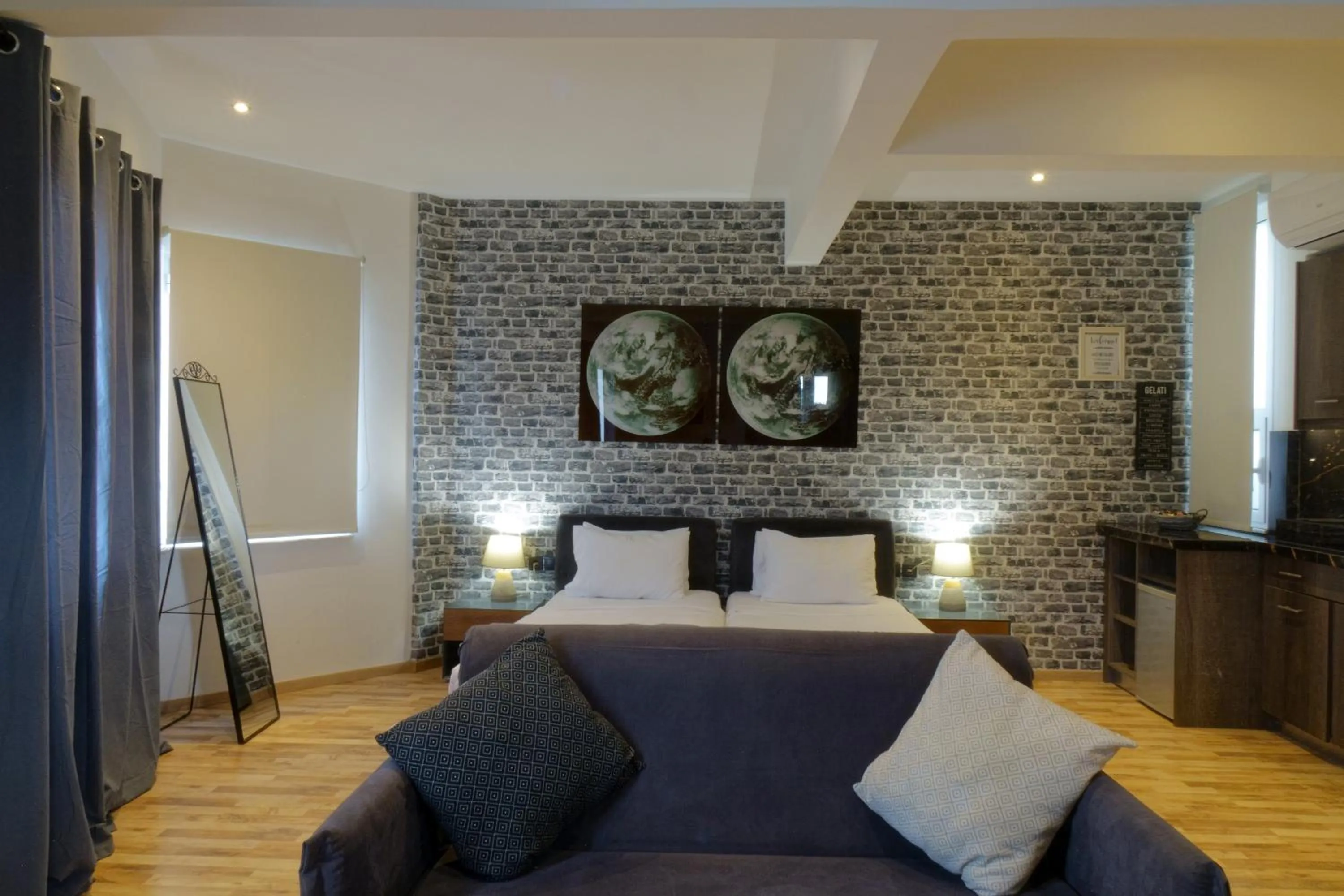 Photo of the whole room, Bed in The Athens Version Luxury Suites