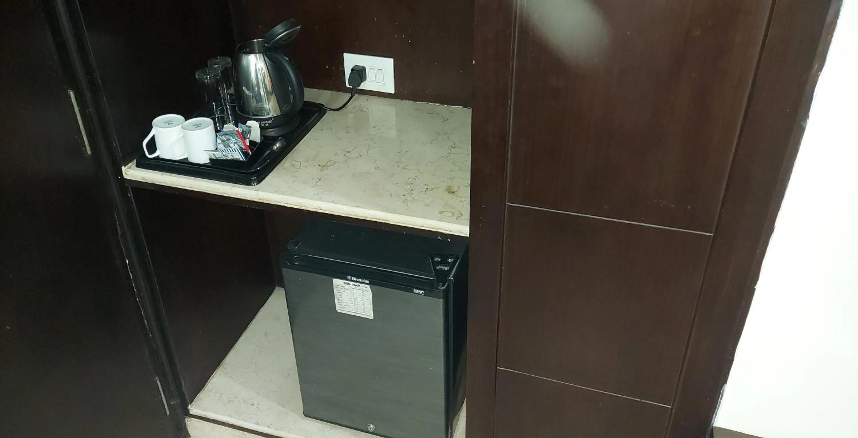 Coffee/tea facilities in Hotel The Orion