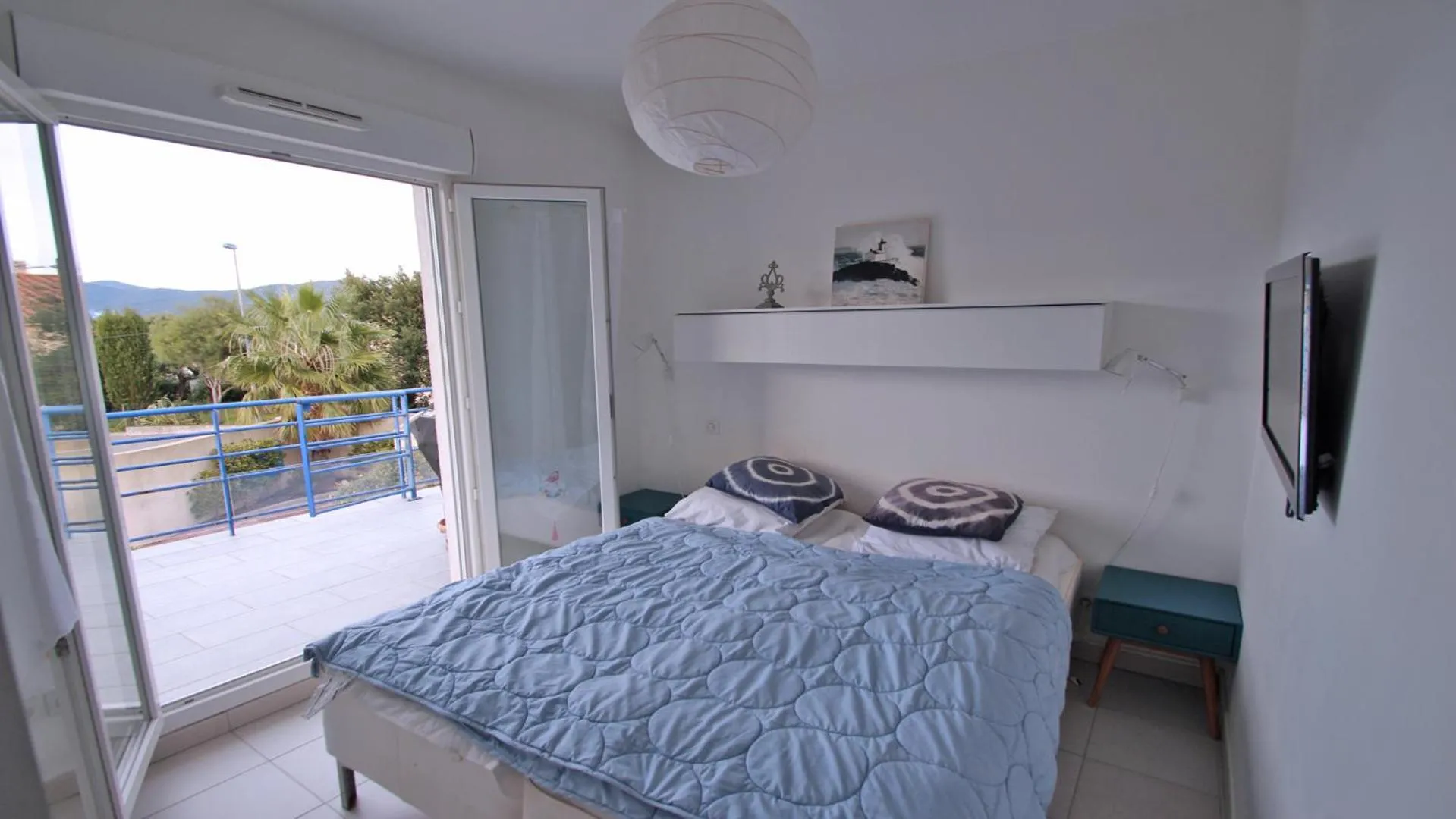 Bedroom, Bed in Les Terrasses de la Croisette