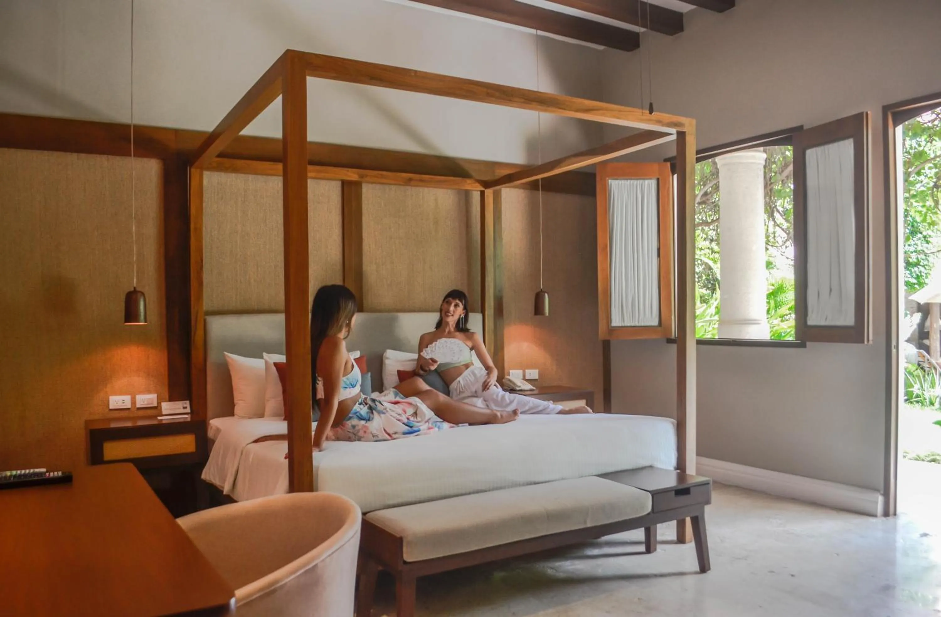 Bed in Casa Lucia Hotel Boutique