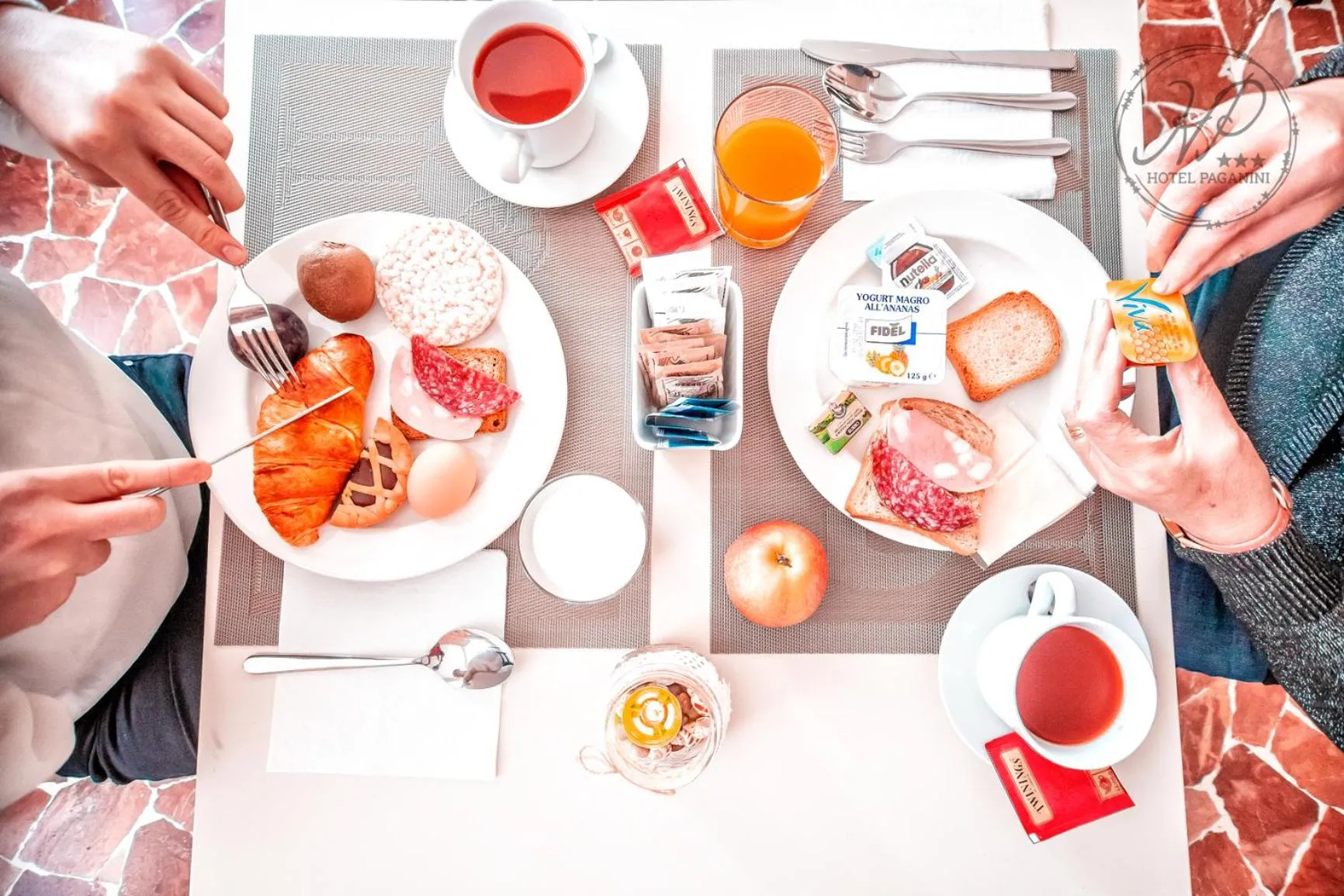 Breakfast in Hotel Paganini