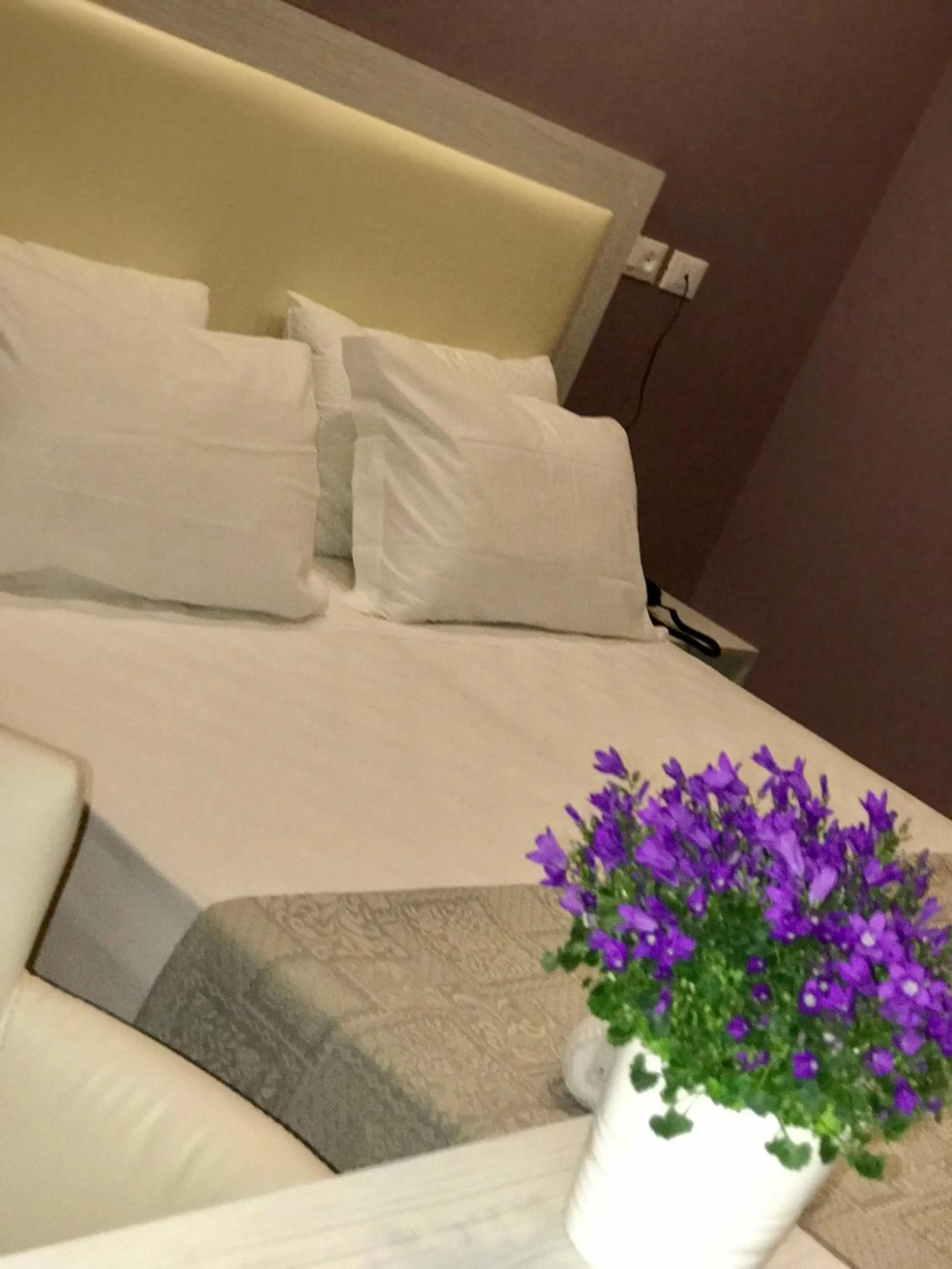 Bed in Hotel Paganini