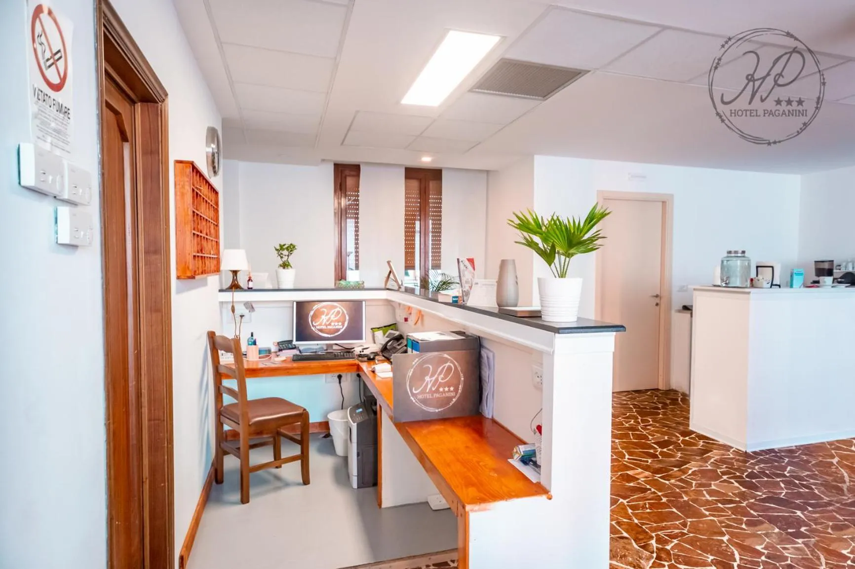 Lobby or reception in Hotel Paganini