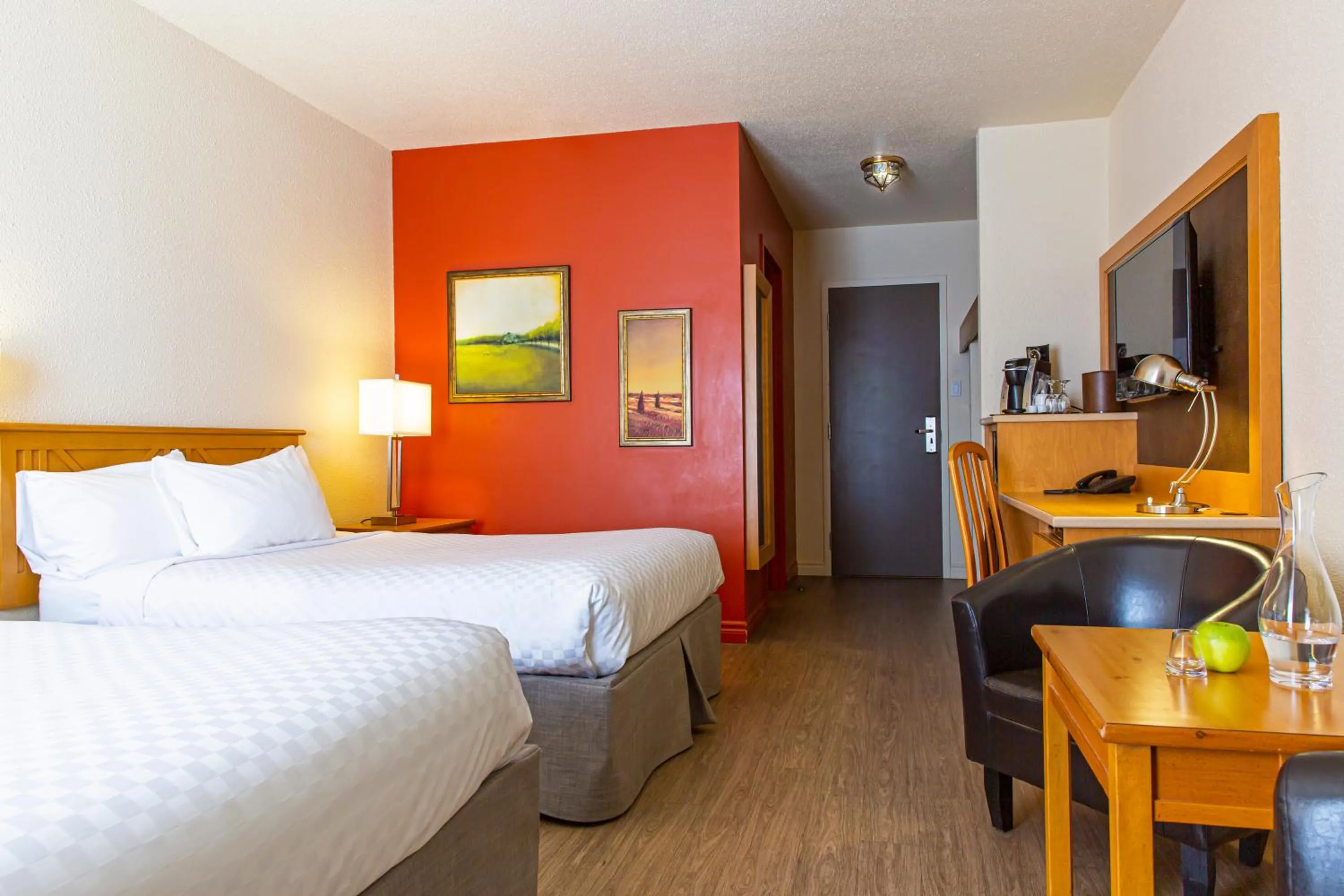 Bed in Hotel L'Oiseliere Montmagny