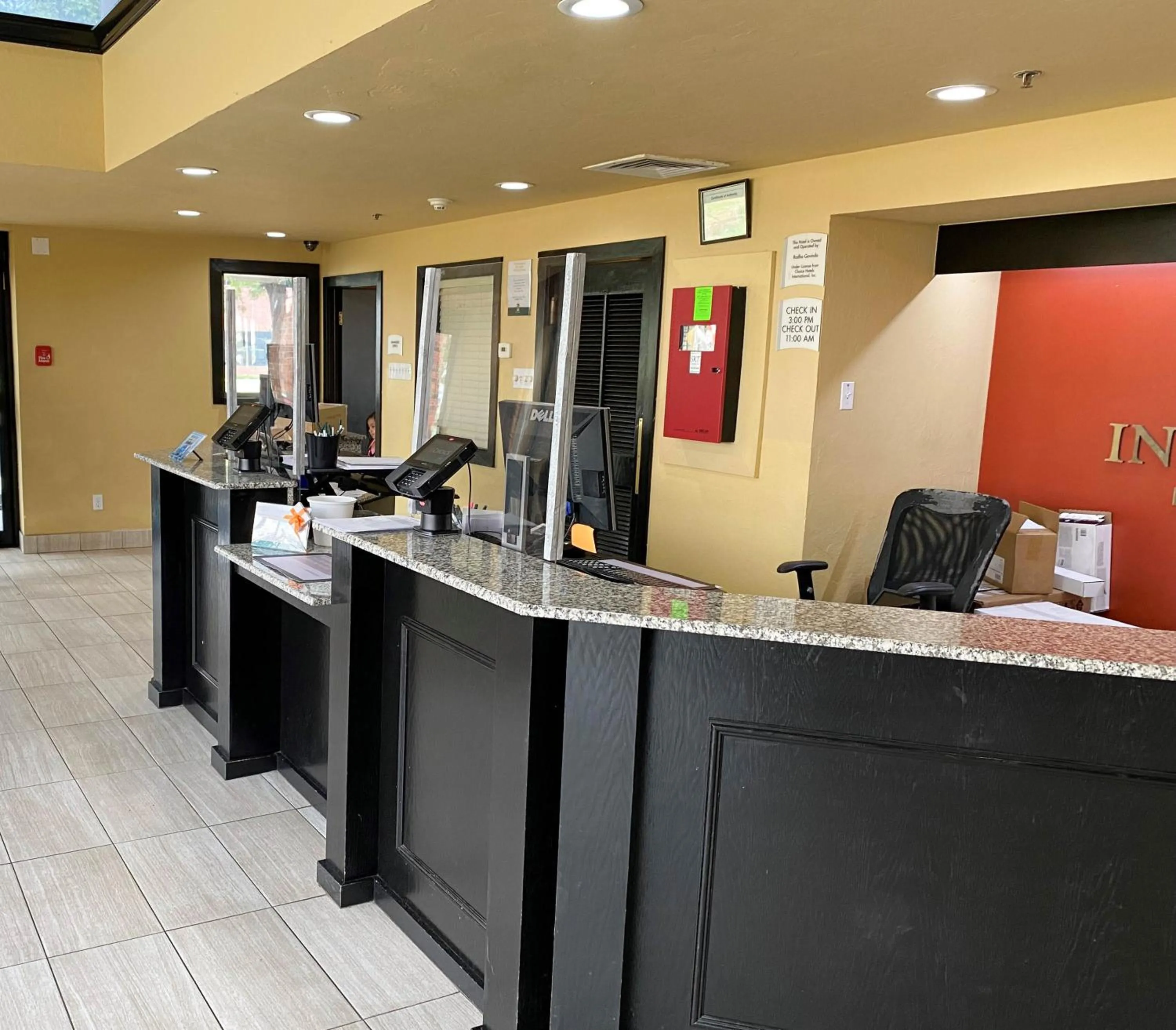 Lobby or reception in Motel 6 Oklahoma City OK Fairgrounds West