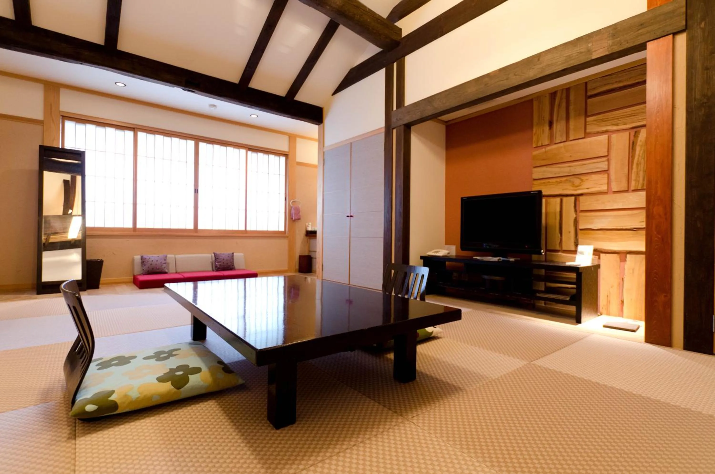 Photo of the whole room, Bed in Kinosaki Onsen Tajimaya