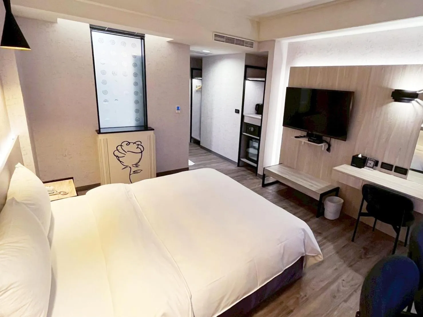 Bed in Dolamanco Hotel