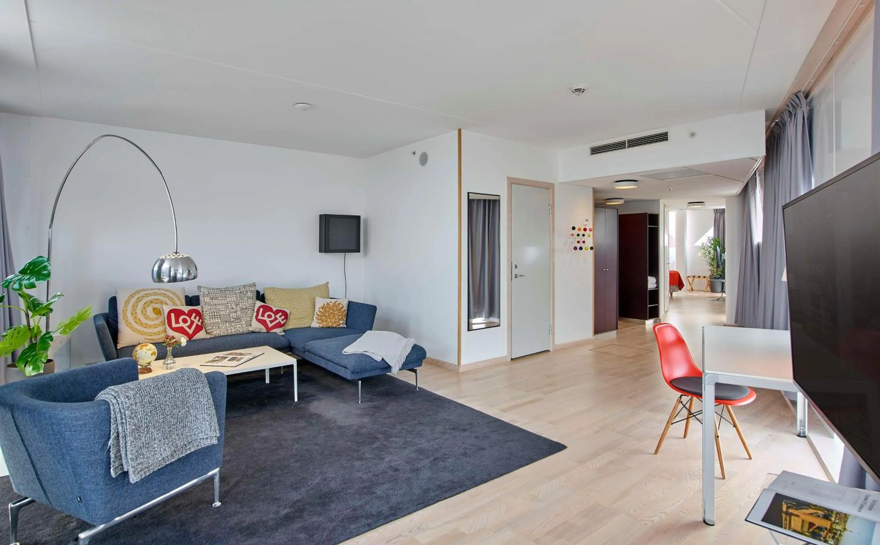 Bedroom in Scandic Victoria Tower