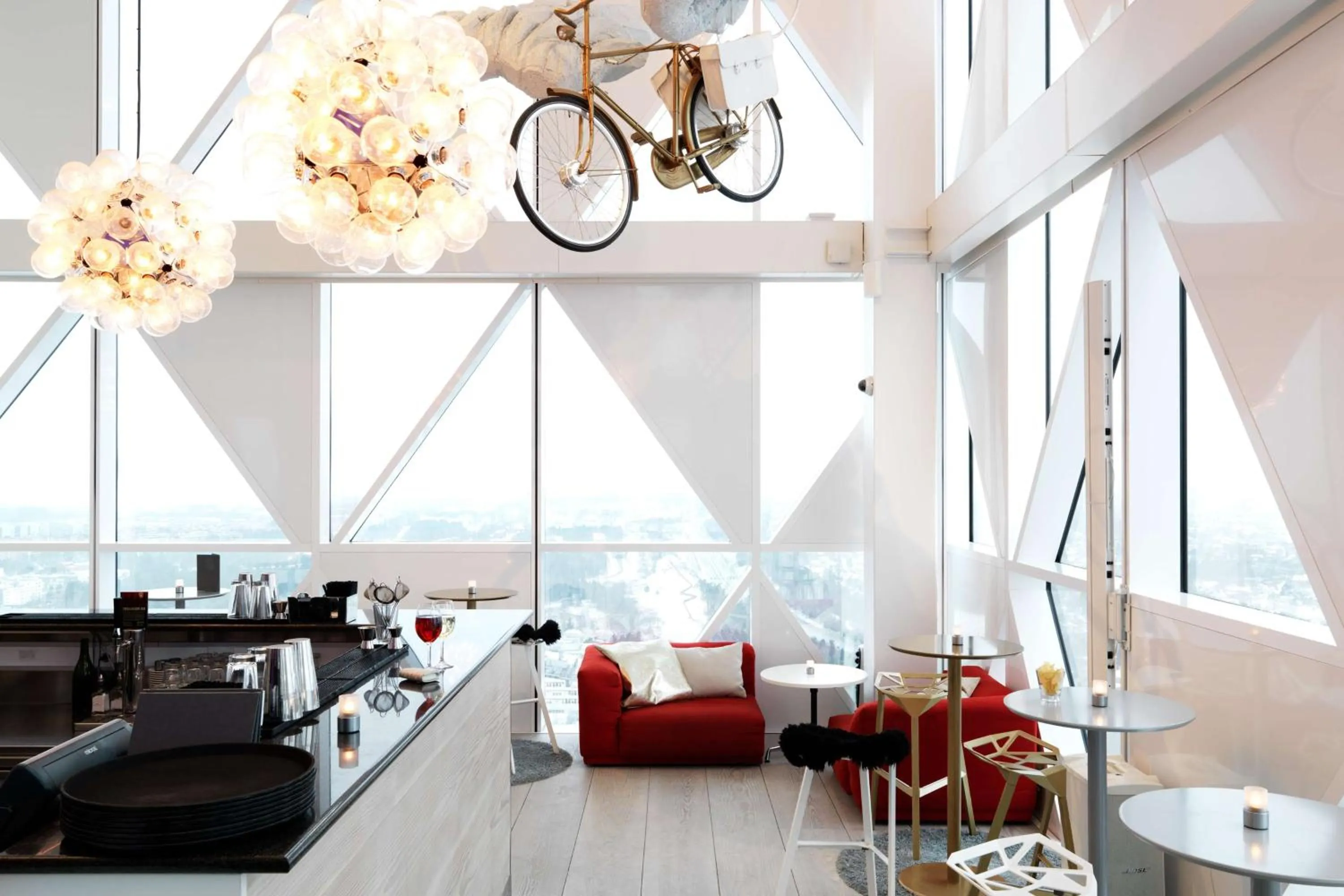 Lounge or bar in Scandic Victoria Tower