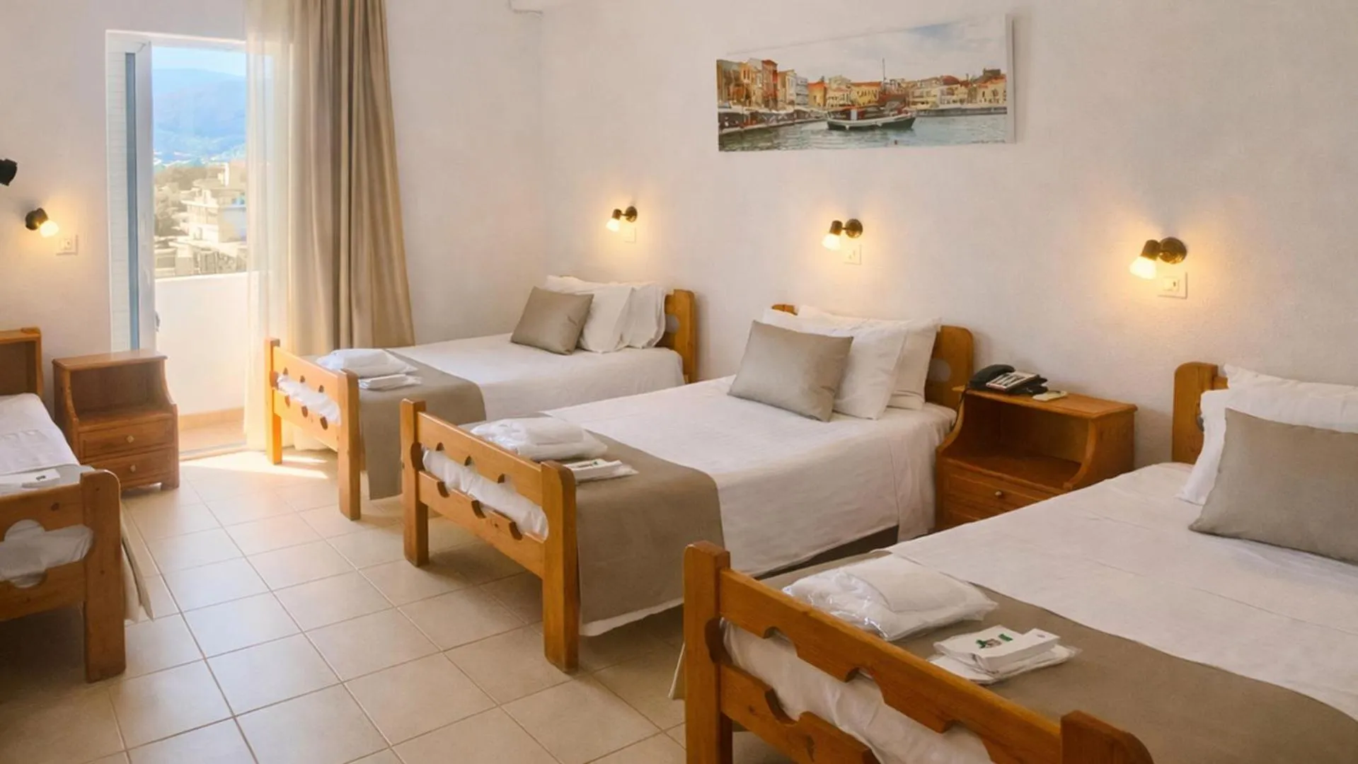Bedroom, Bed in Klinakis Beach Hotel
