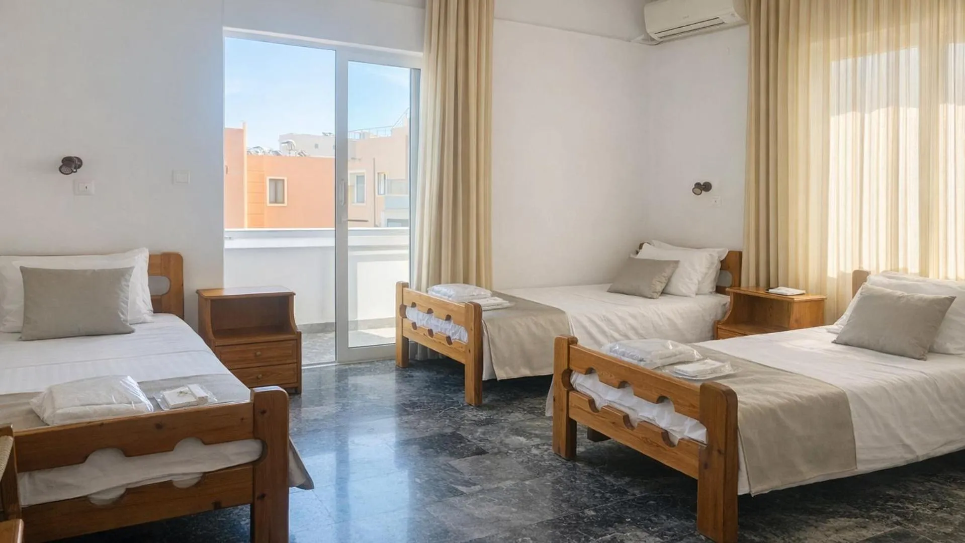 Bedroom, Bed in Klinakis Beach Hotel