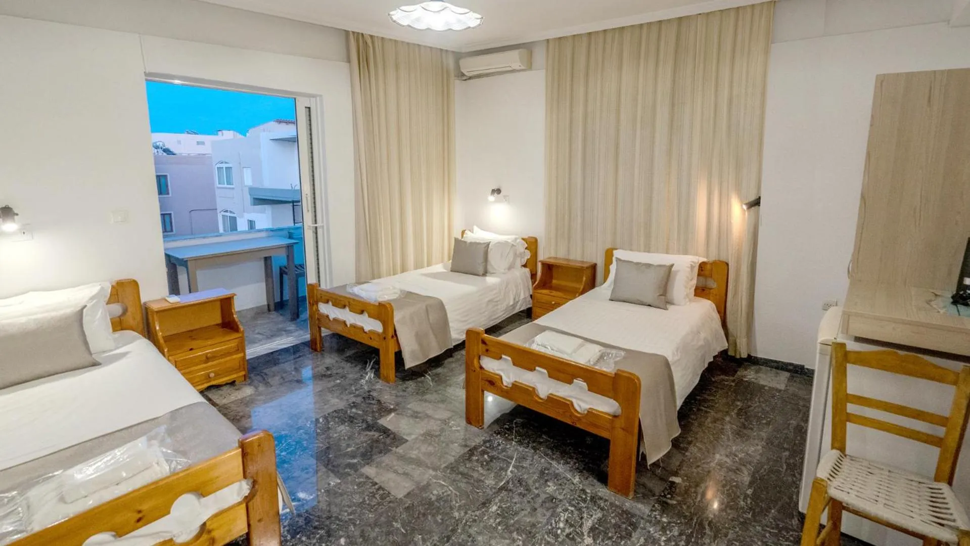 Bedroom, Bed in Klinakis Beach Hotel