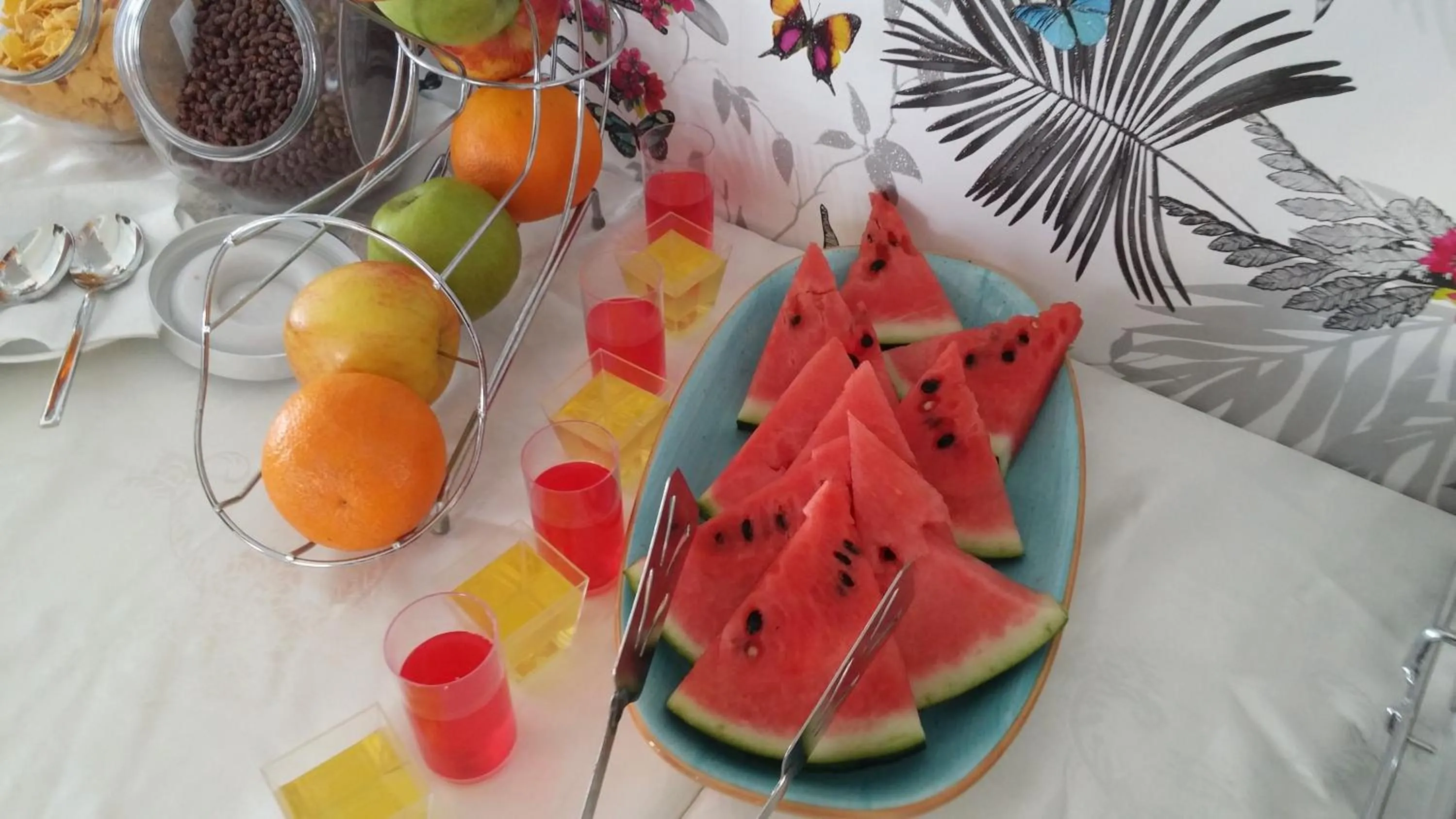 Buffet breakfast in Klinakis Beach Hotel