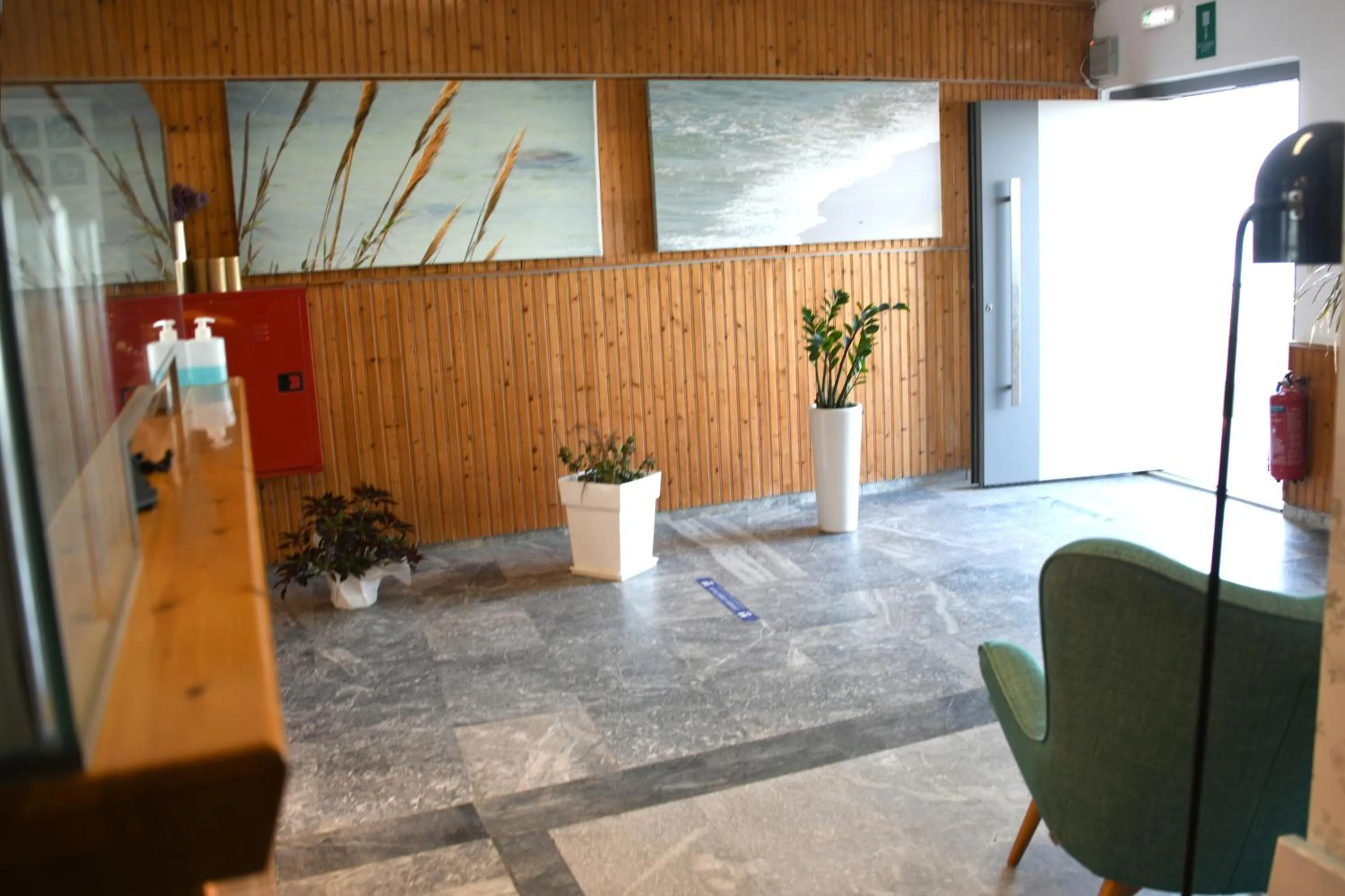 Facade/entrance in Klinakis Beach Hotel