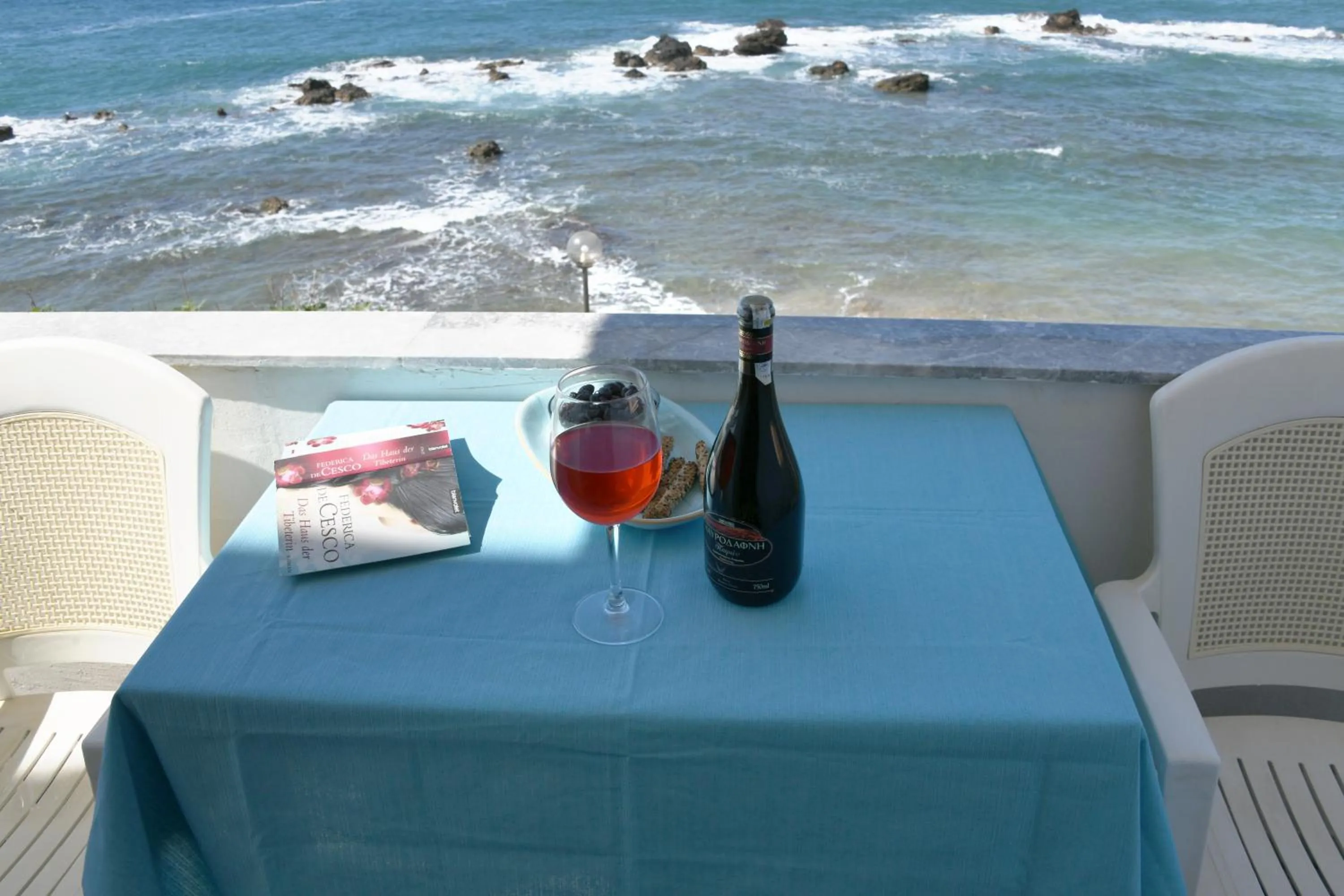Balcony/Terrace in Klinakis Beach Hotel