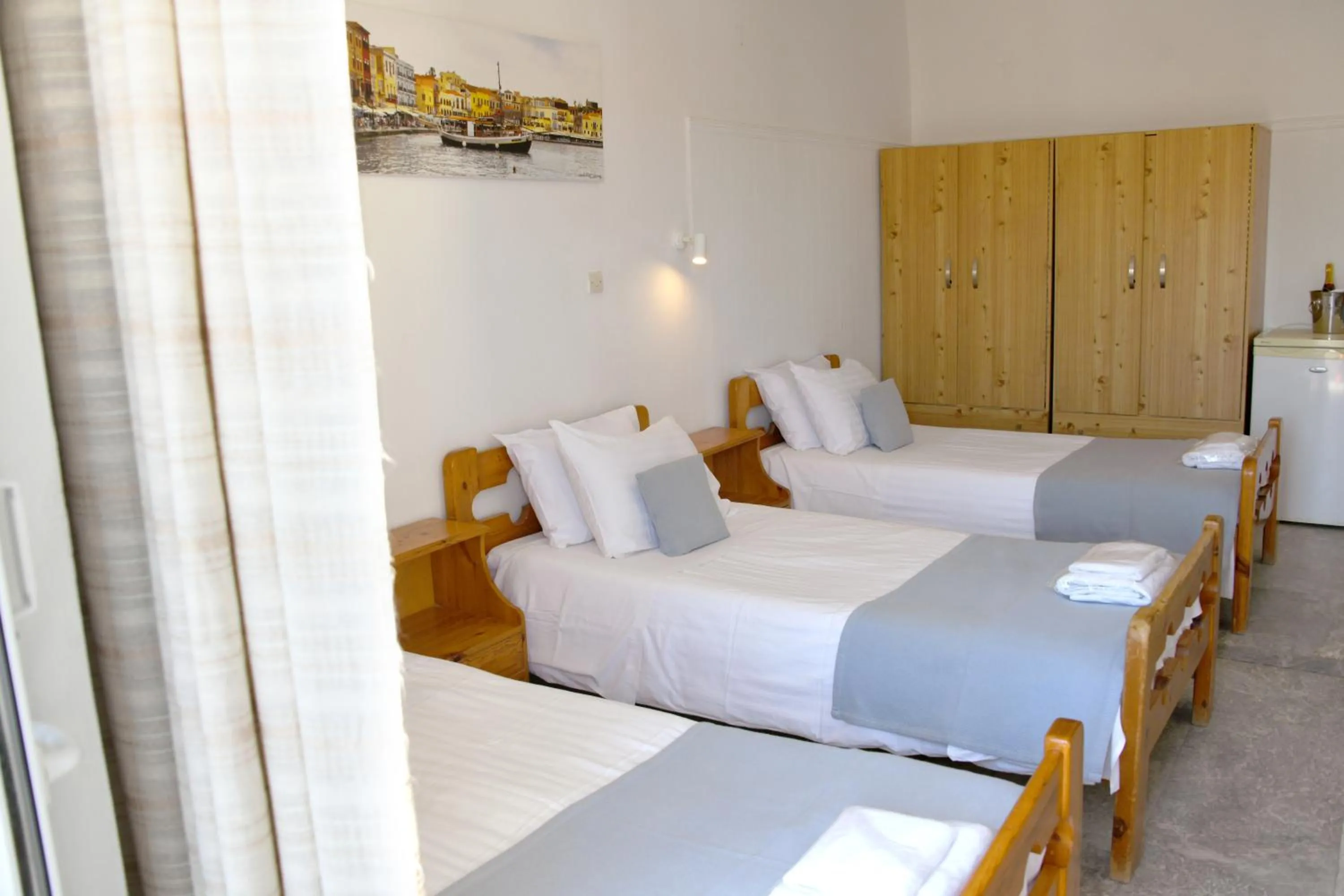 Bedroom in Klinakis Beach Hotel