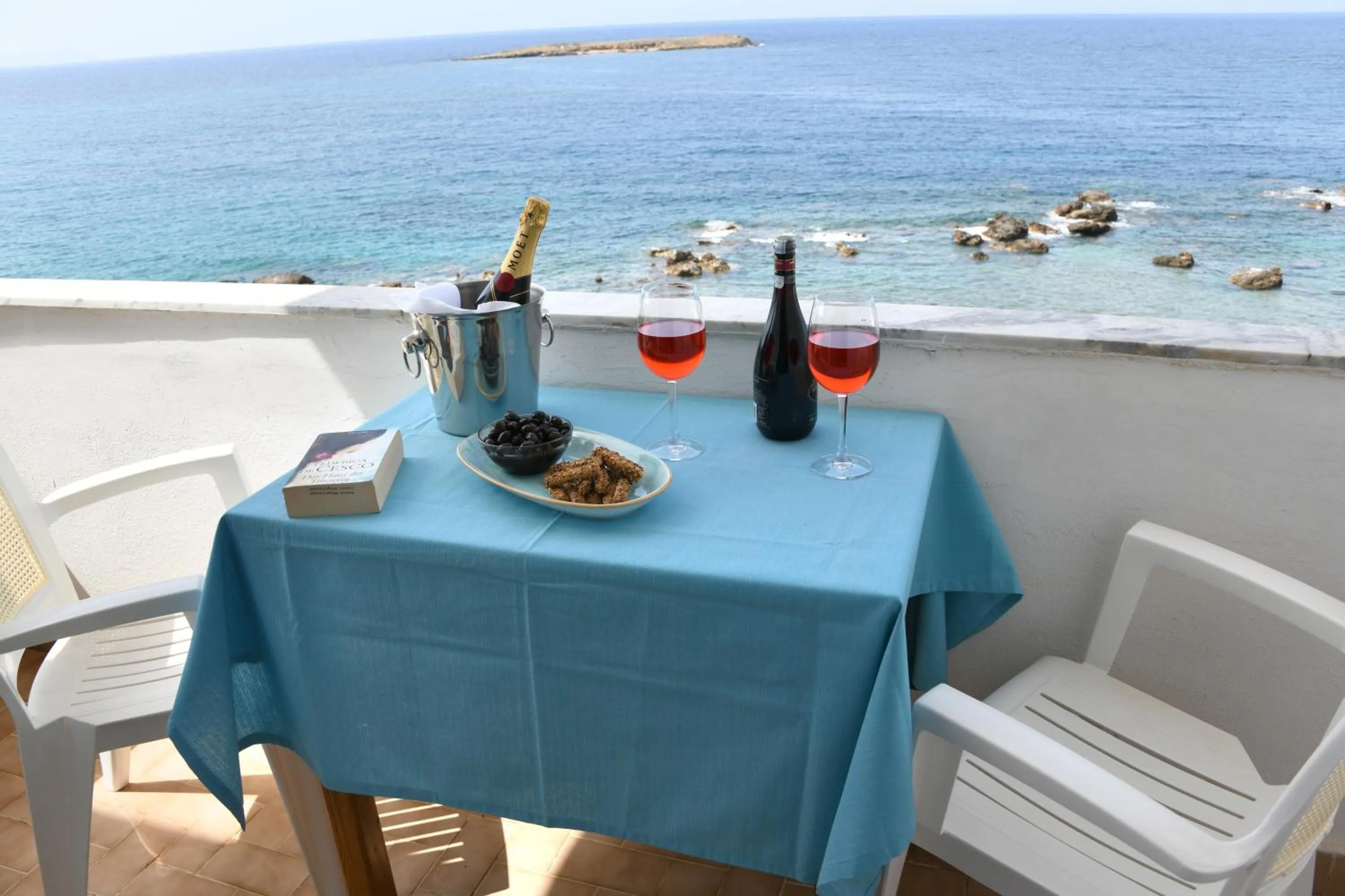 Balcony/Terrace in Klinakis Beach Hotel