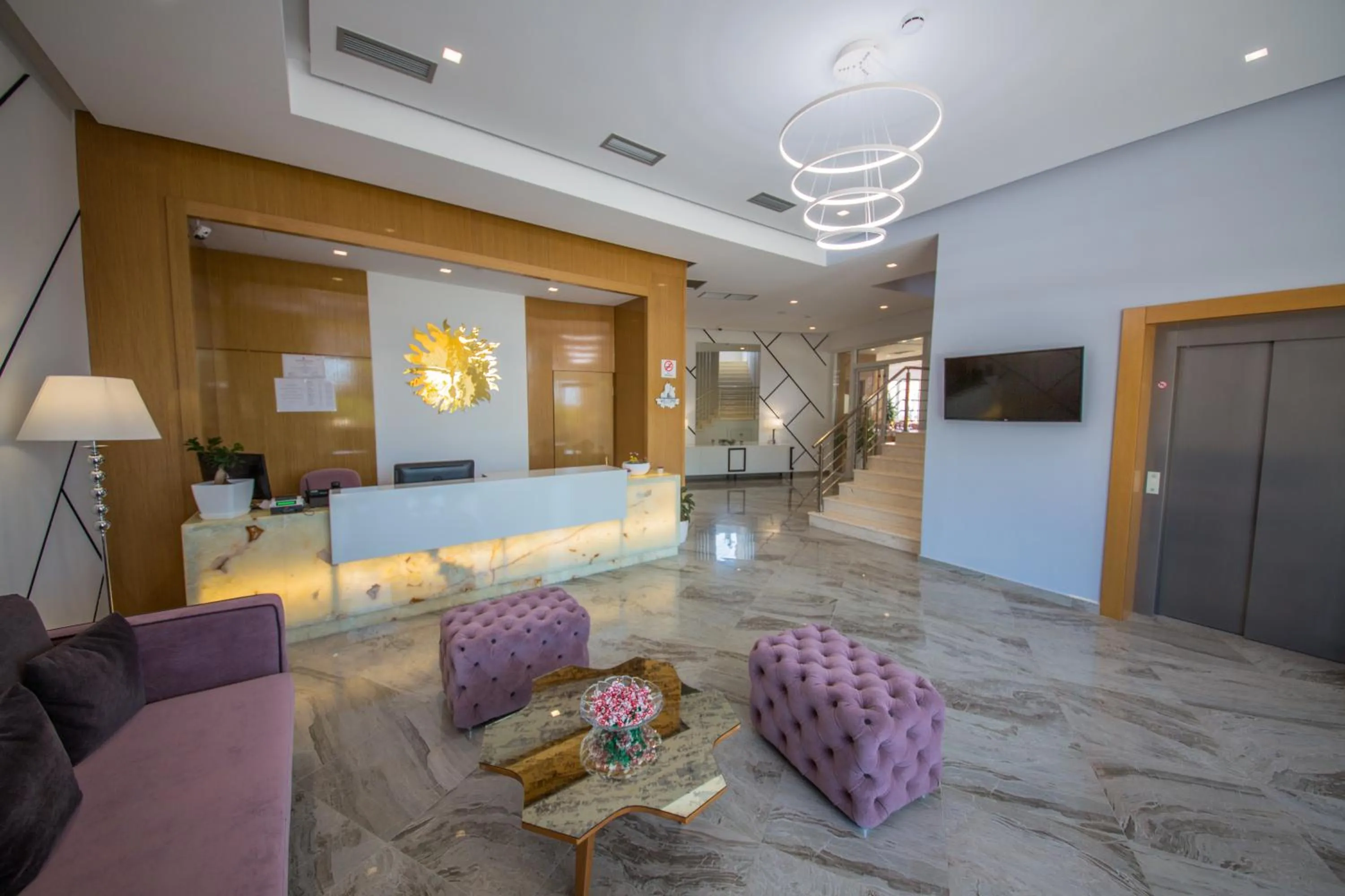 Lobby or reception in Sole Luna Hotel