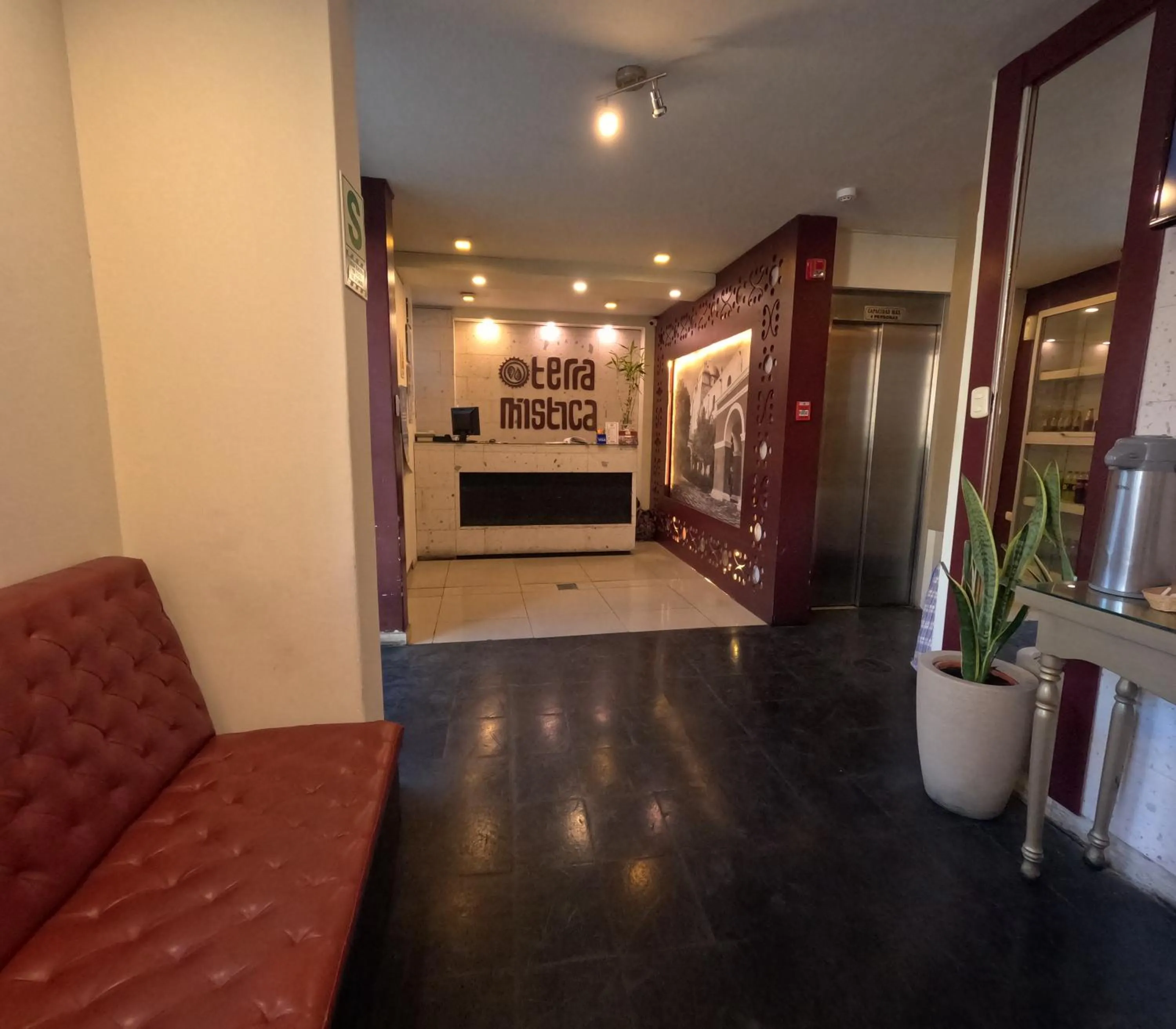 Lobby or reception in Terramística Arequipa - Monasterio