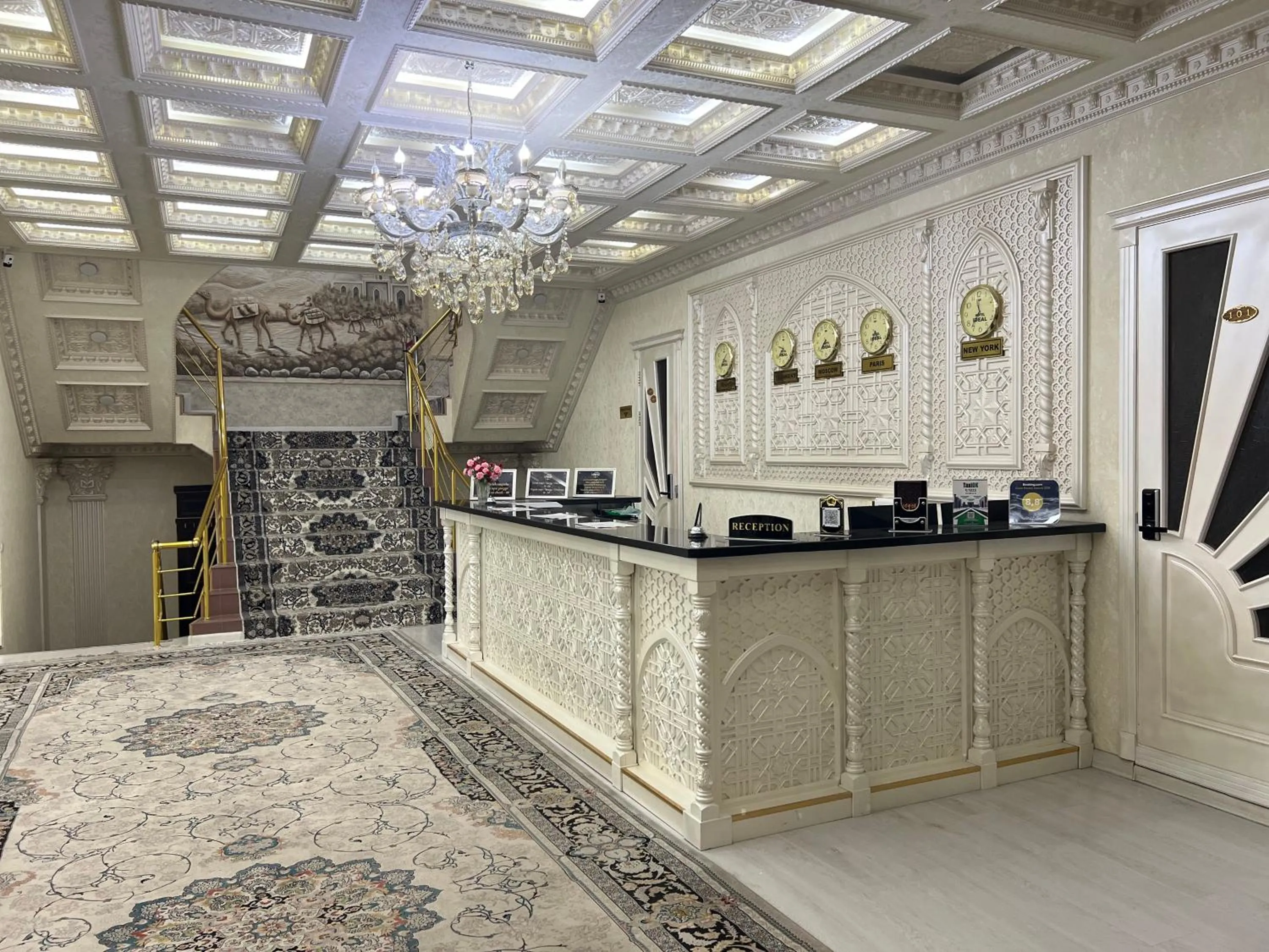 Lobby or reception in Ideal Hotel