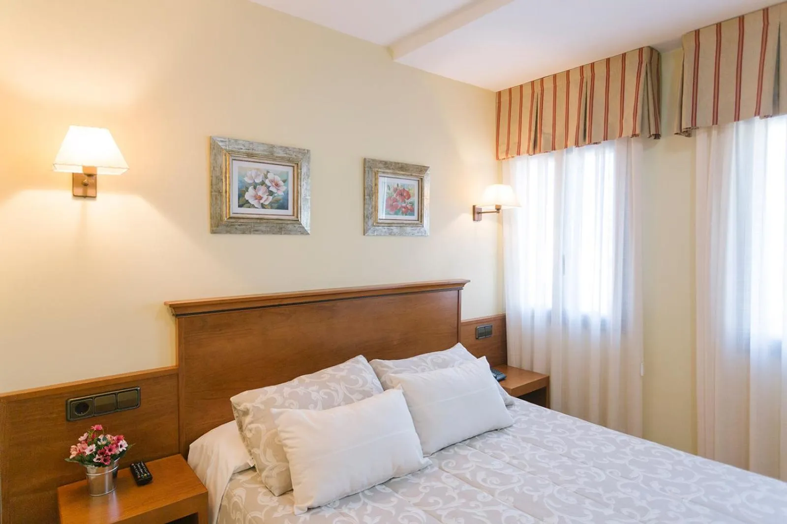 Bed in Hotel O Castro