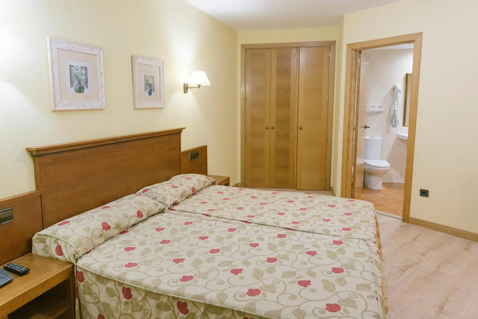 Bed in Hotel O Castro