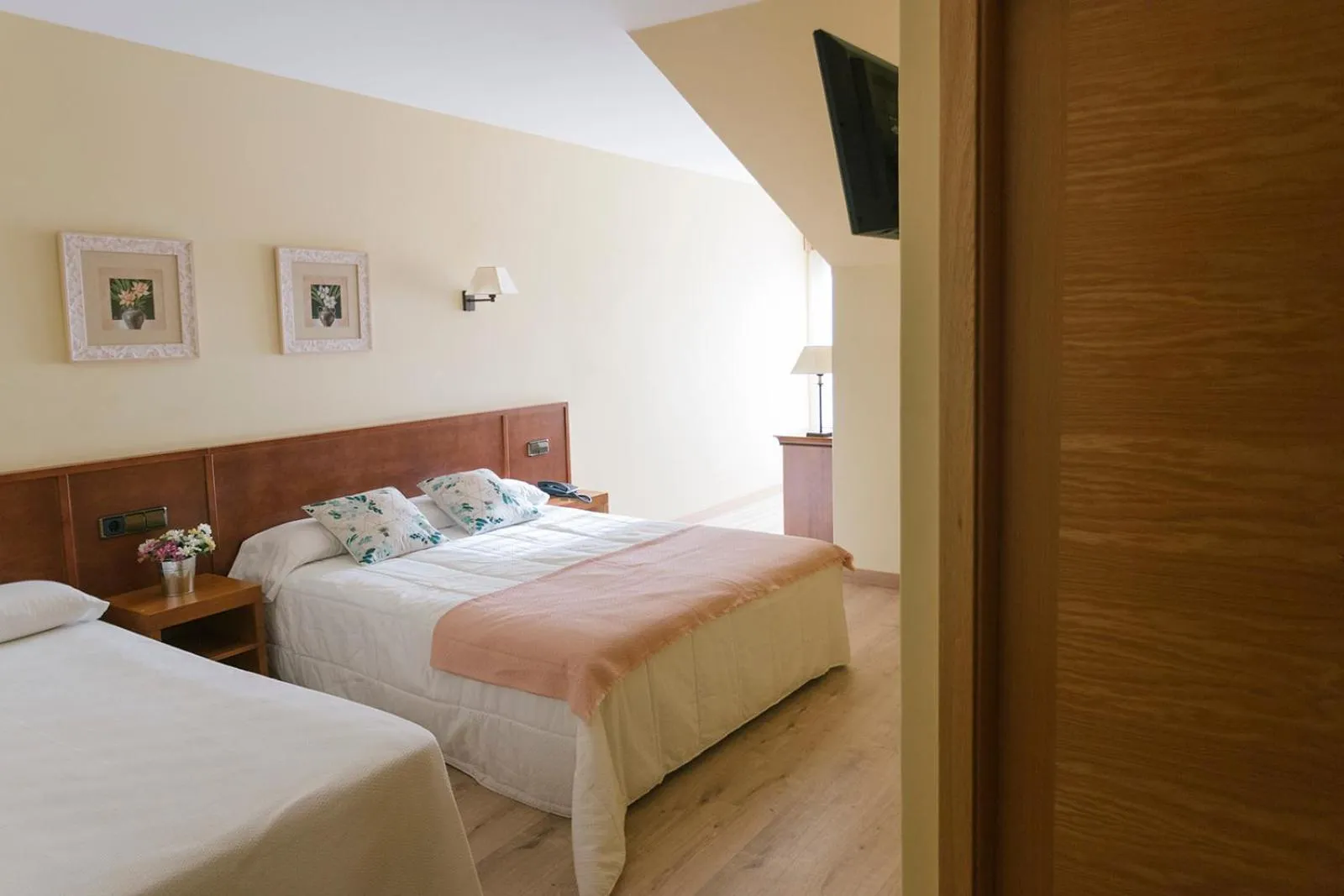 Bed in Hotel O Castro