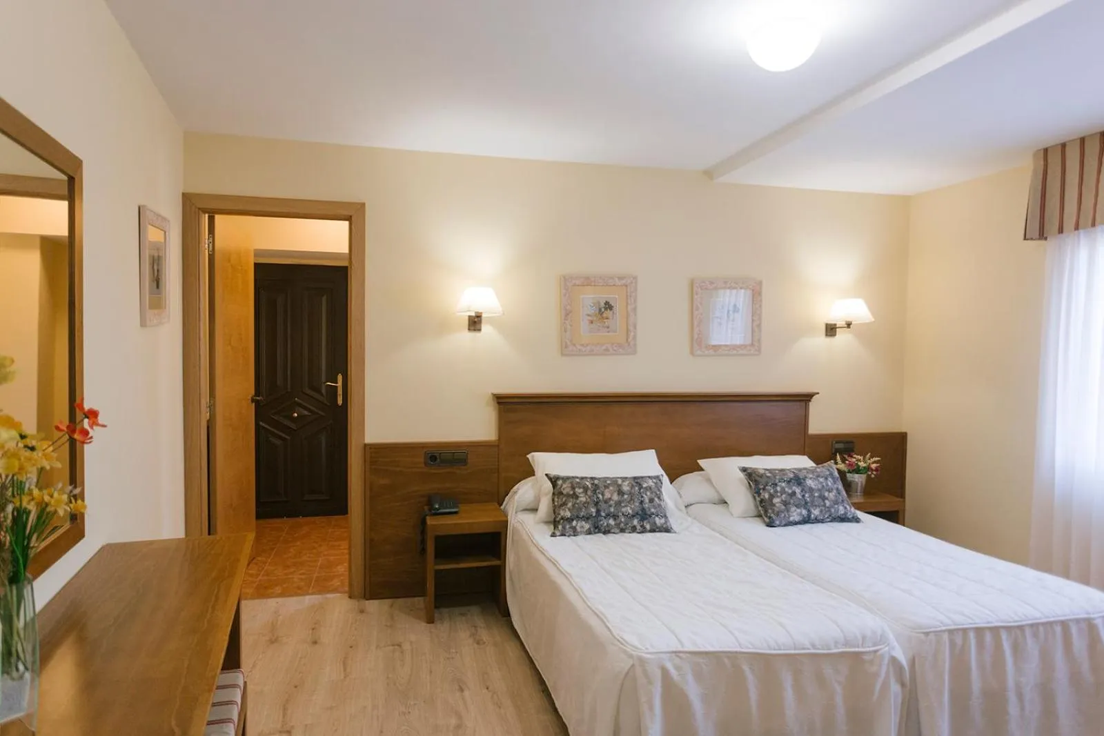 Bed in Hotel O Castro