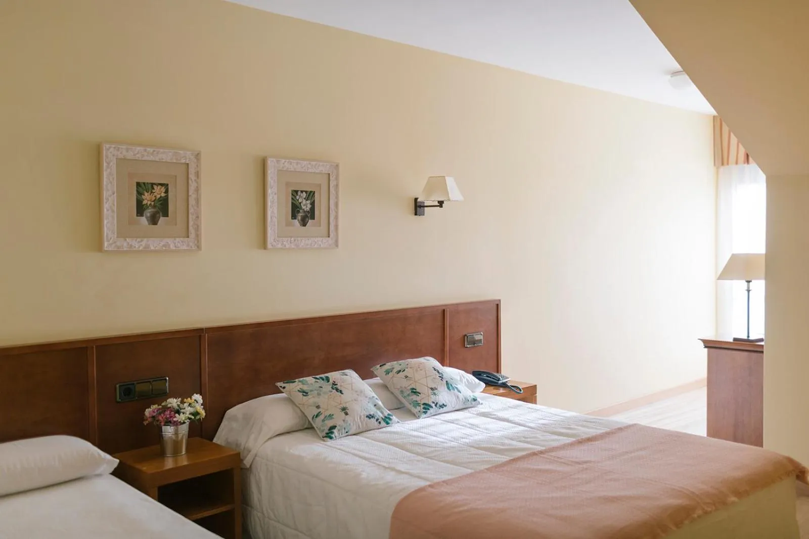 Bed in Hotel O Castro