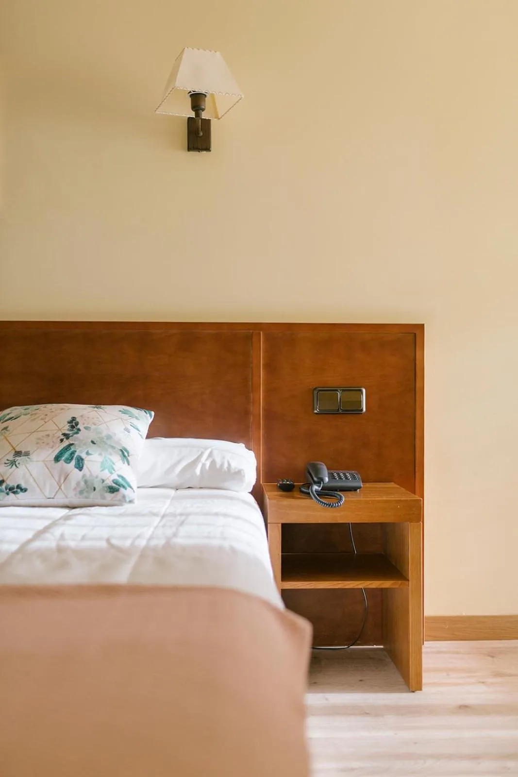 Bed in Hotel O Castro