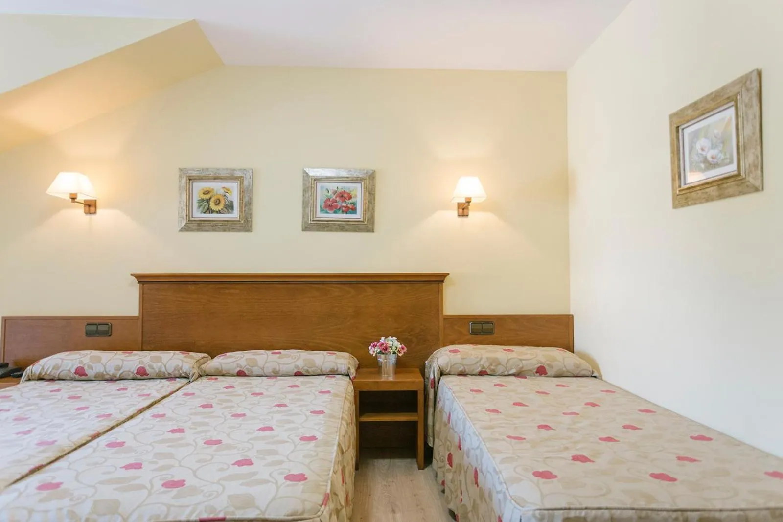 Bed in Hotel O Castro