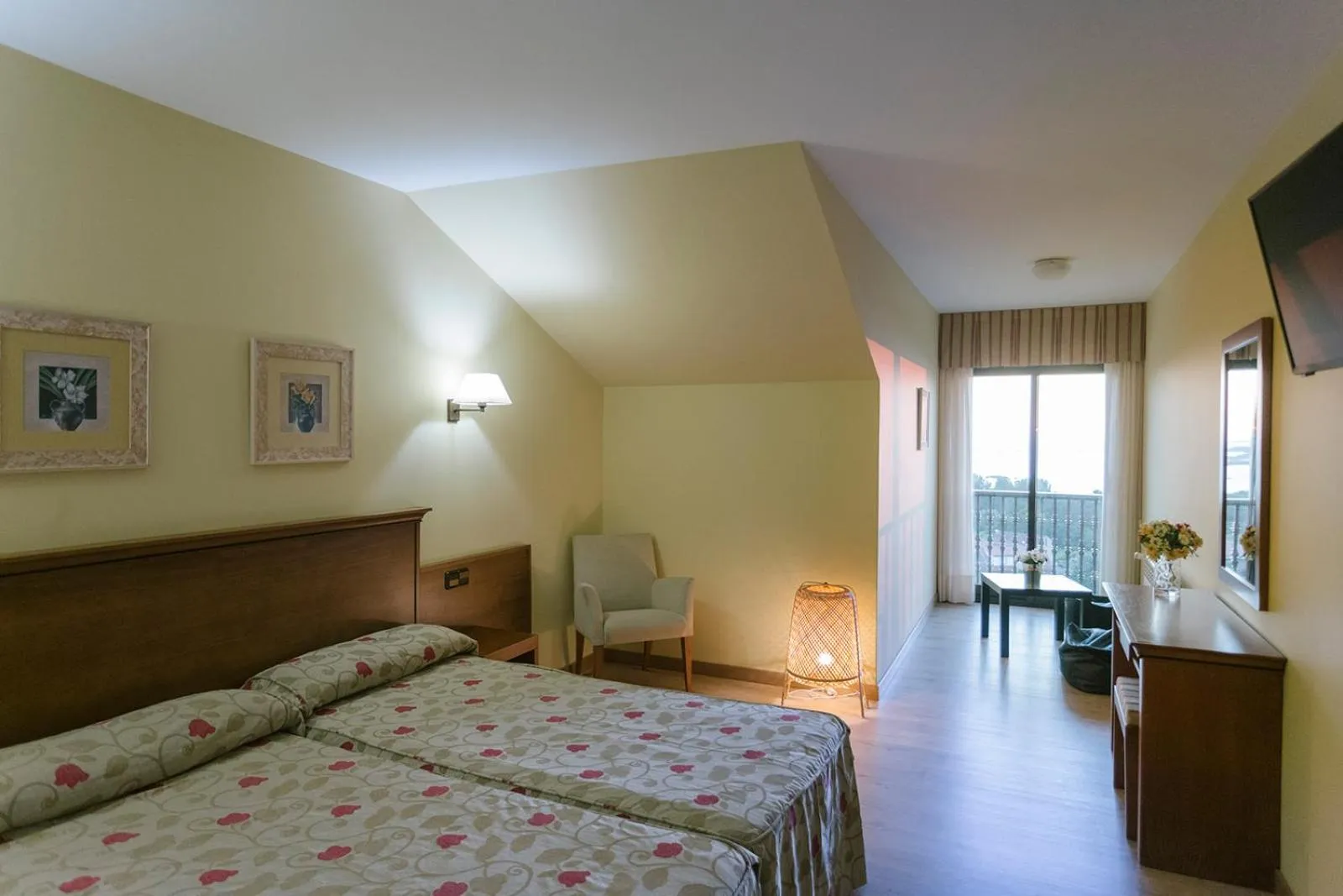 Bed in Hotel O Castro